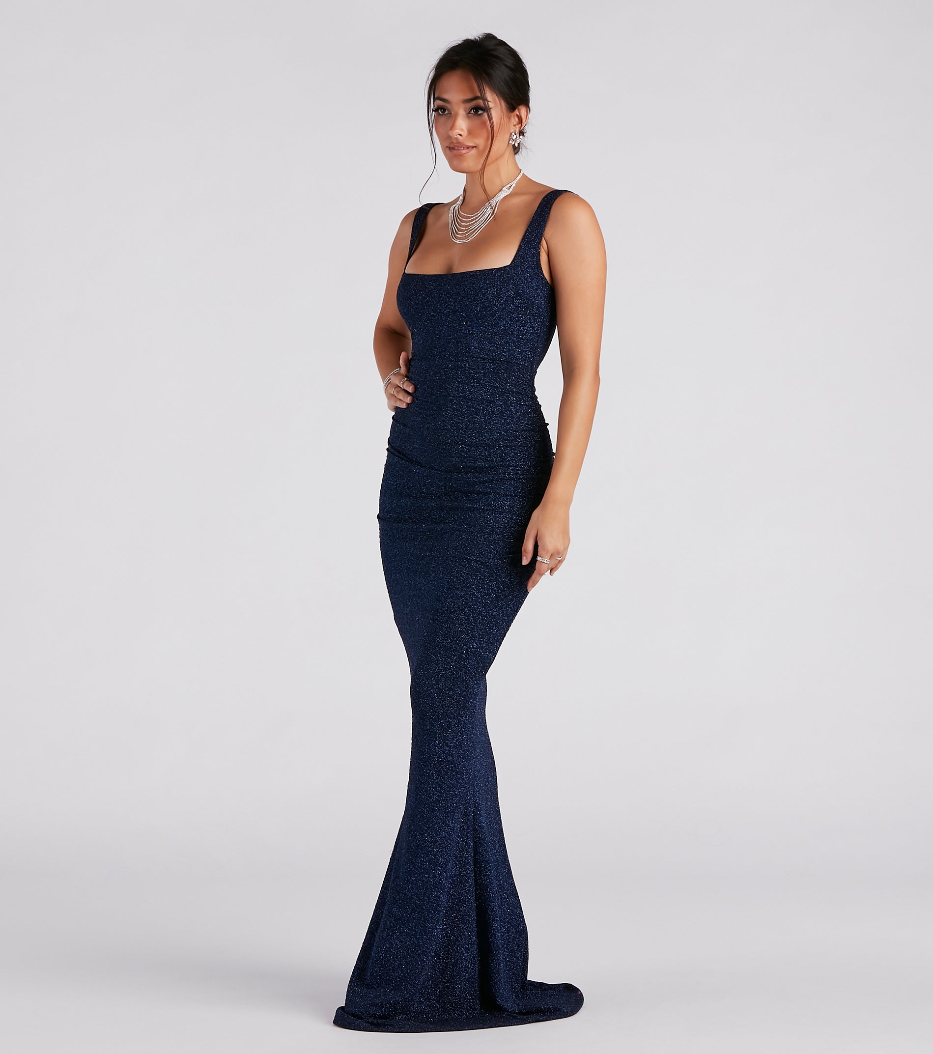 Premium Daniella Glitter Mermaid Gown – Ultimate Formal Elegance