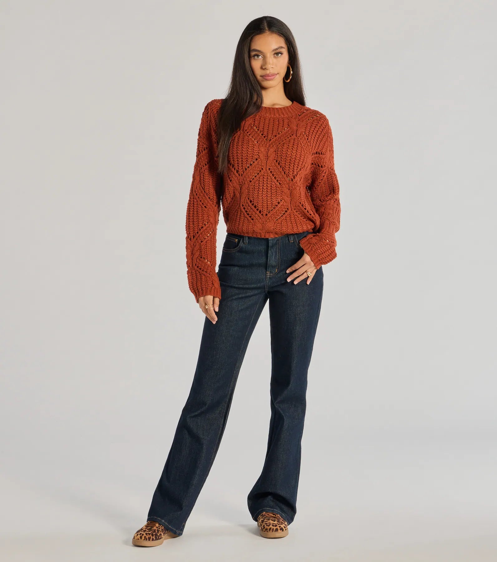 Premium Cozy Mood Cable Knit Sweater - Ultimate Comfort