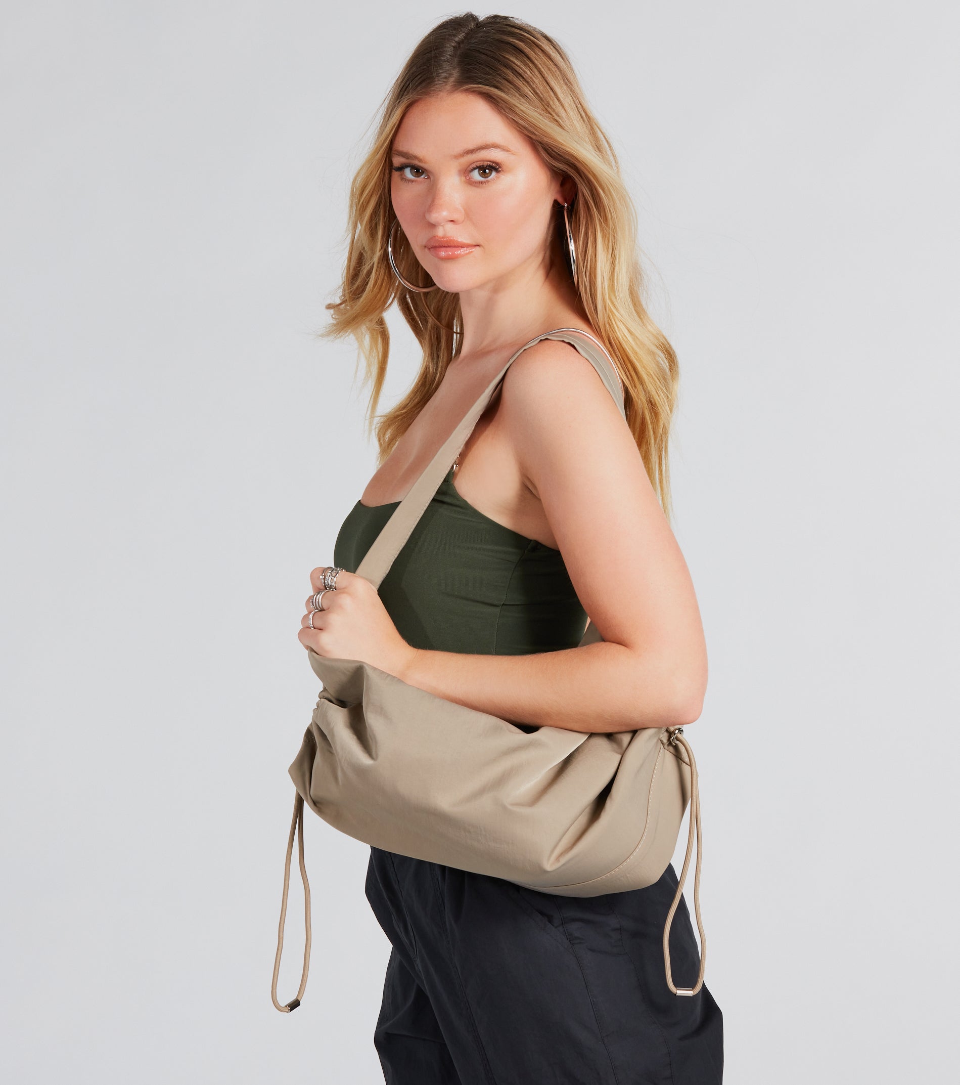 Ultimate Trendsetter Shoulder Bag - Premium Nylon Design