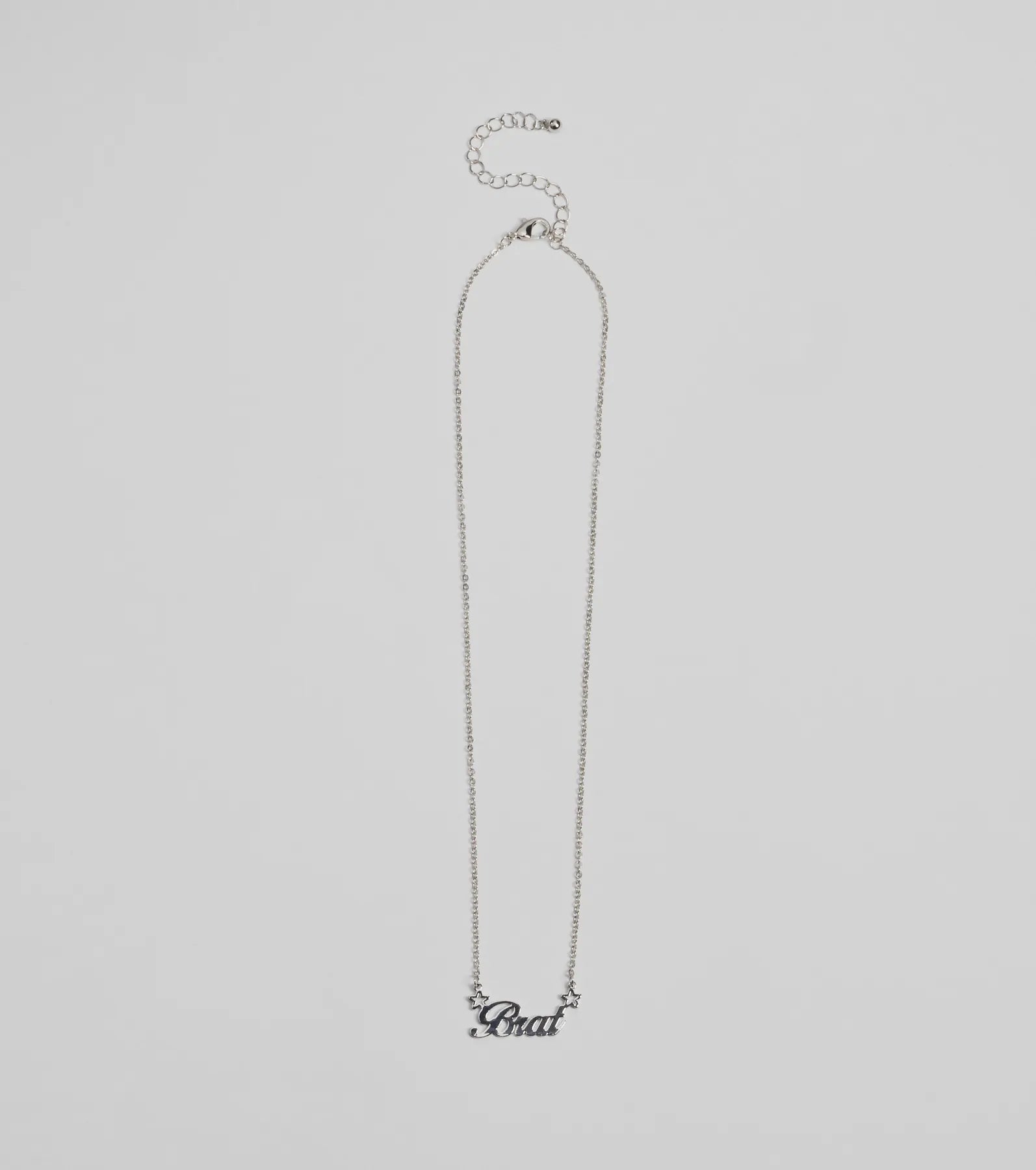 Premium Brat Script Dainty Chain Necklace - Ultimate Style Upgrade