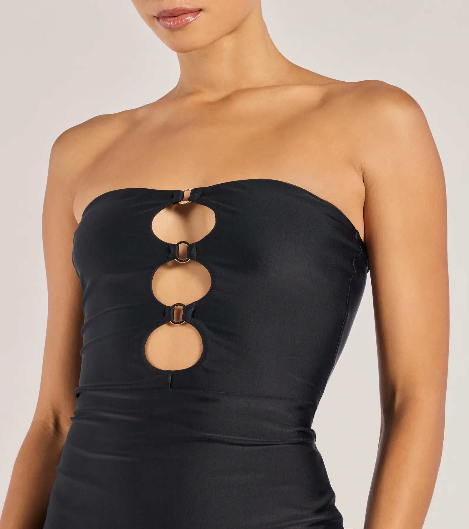 Ultimate Sultry Strapless Mini Dress with Cutouts