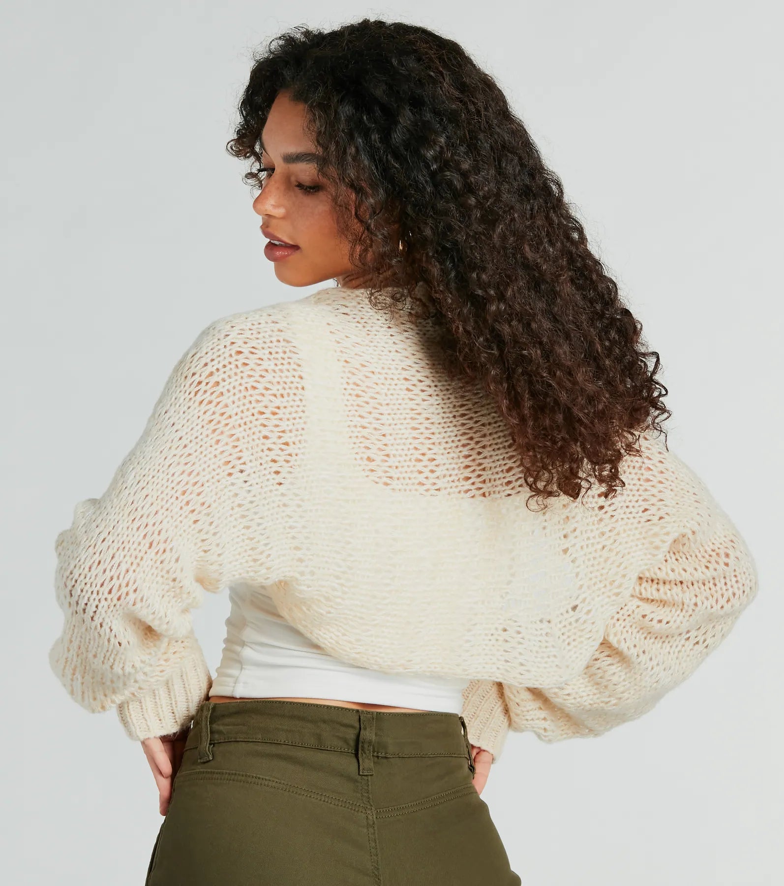 Ultimate Casual Long Sleeve Open-Knit Bolero – Your Everyday Essential