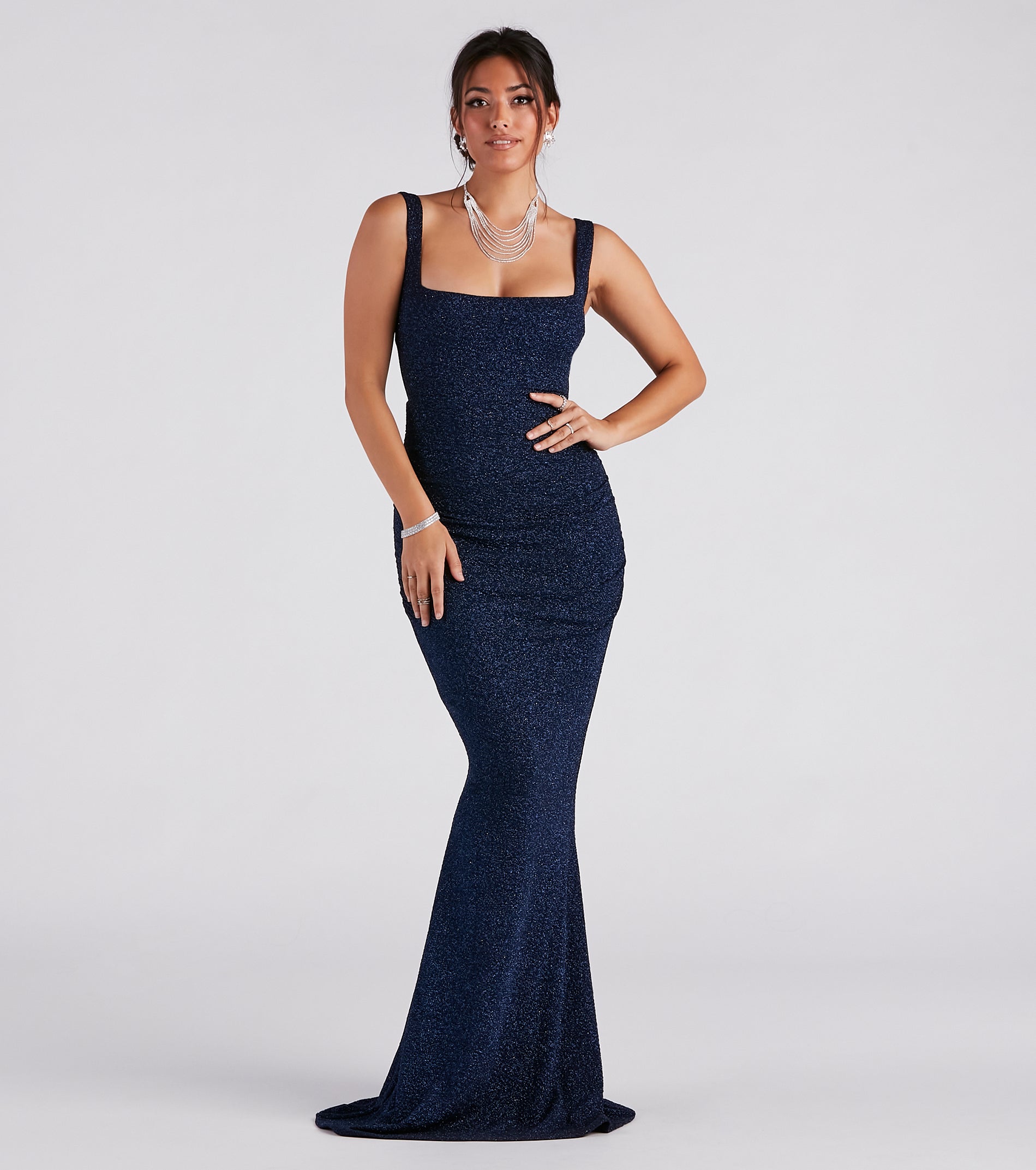 Premium Daniella Glitter Mermaid Gown – Ultimate Formal Elegance