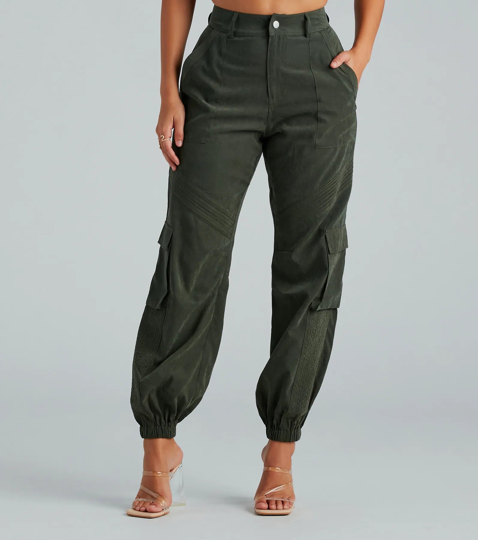 Ultimate Comfort High-Rise Cargo Joggers