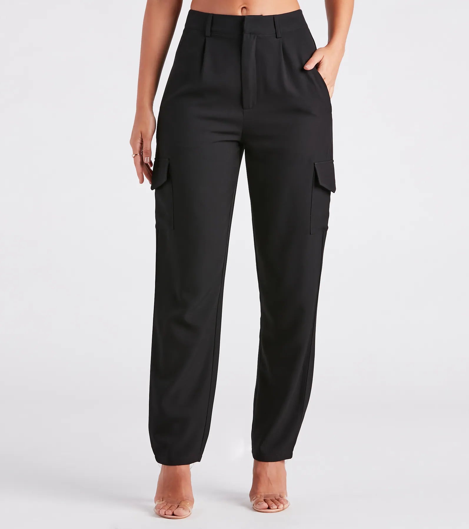 Ultimate Sophistication High-Rise Cargo Pants