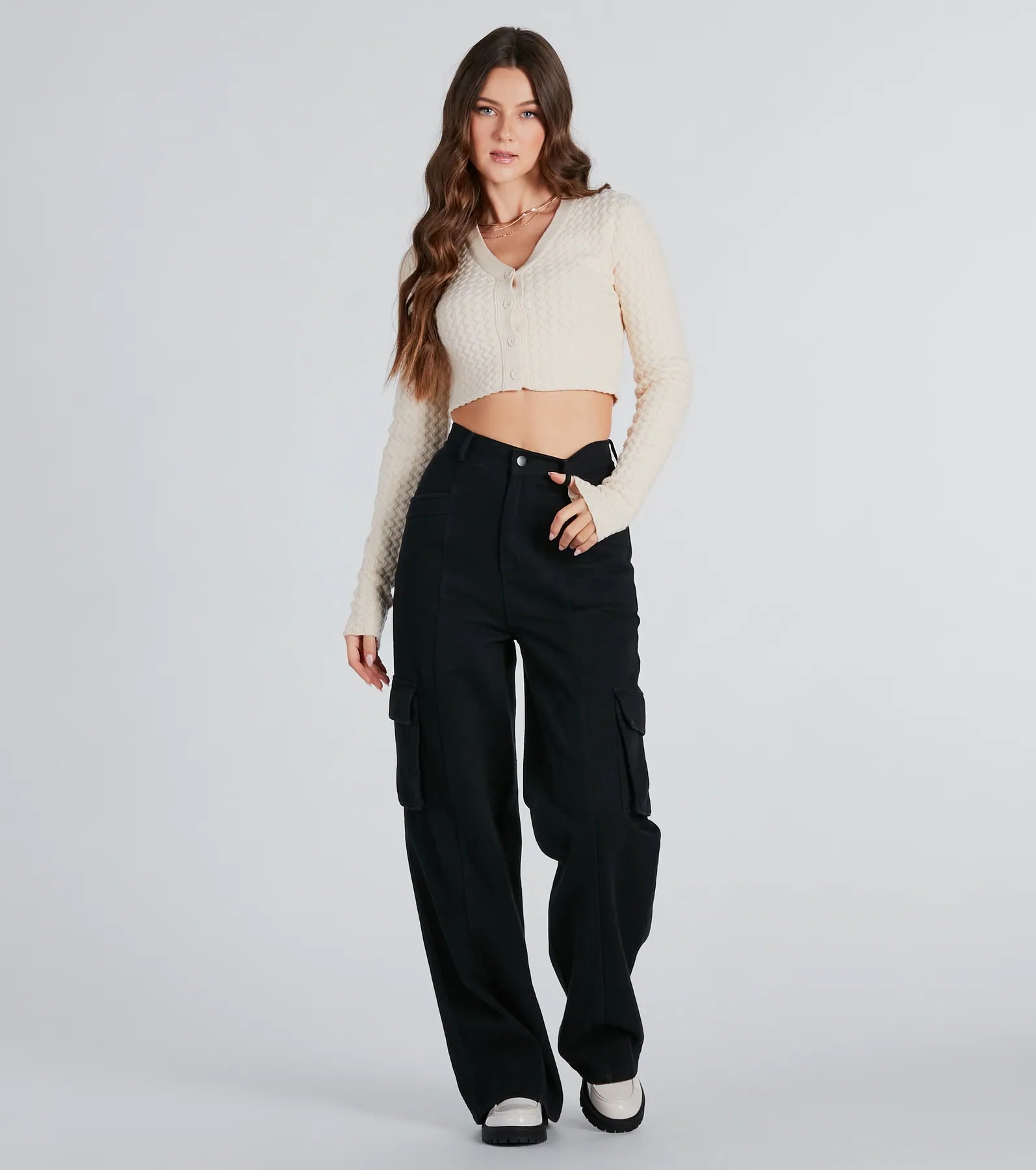 Ultimate Cable Knit Cropped Cardigan - Cozy & Chic Winter Essential