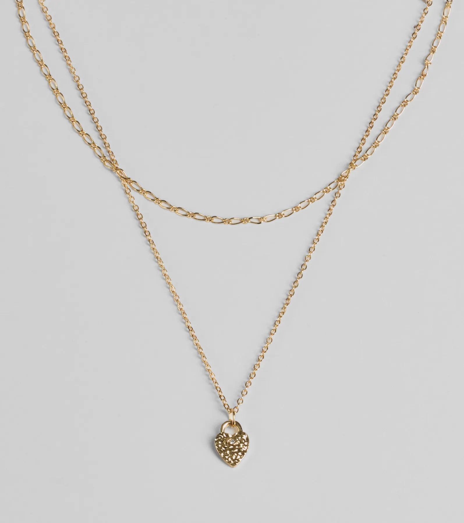 Ultimate Key To My Heart Layered Necklace Set