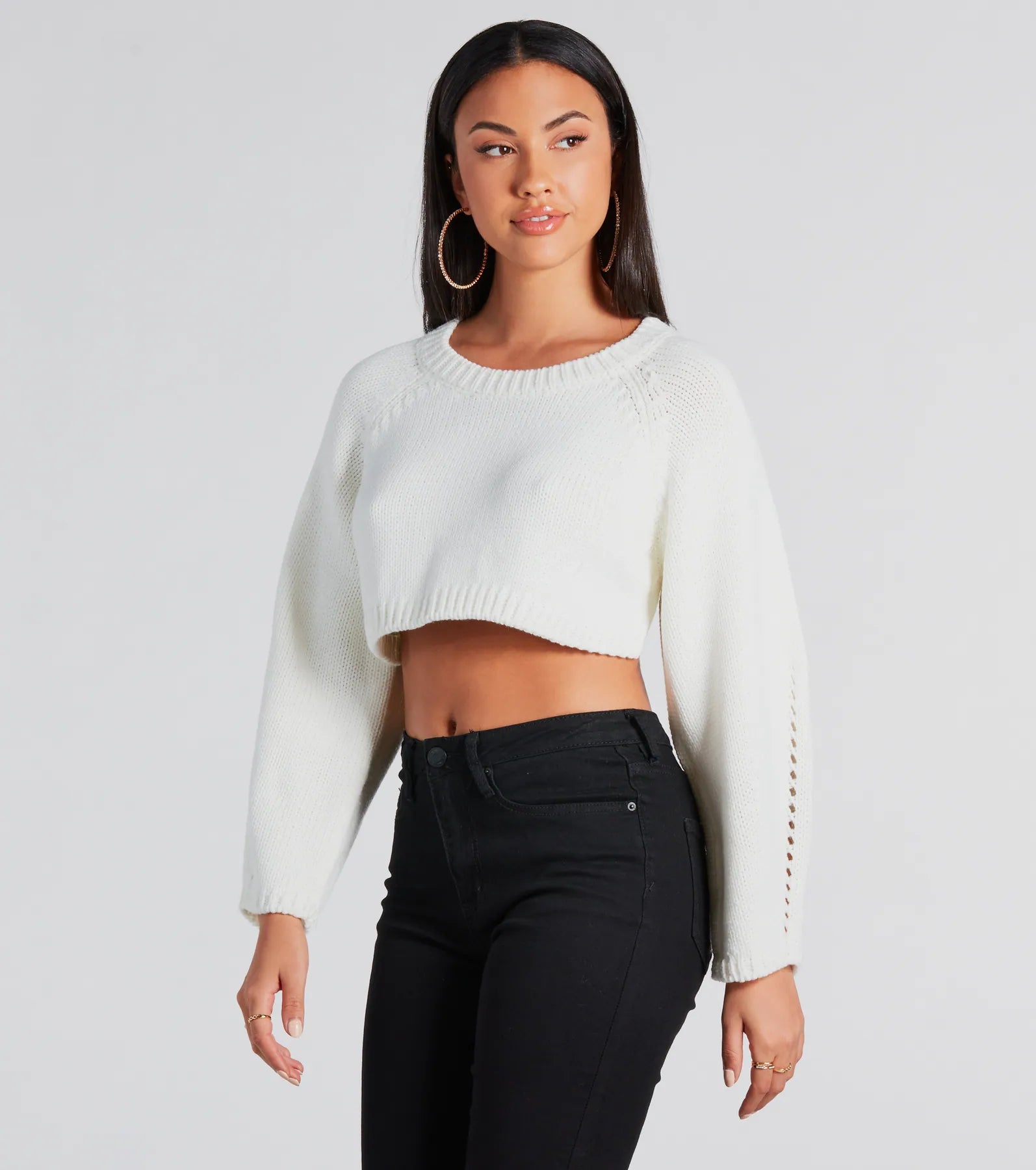 Premium Cozy Open-Back Cropped Sweater - Ultimate Style Upgrade