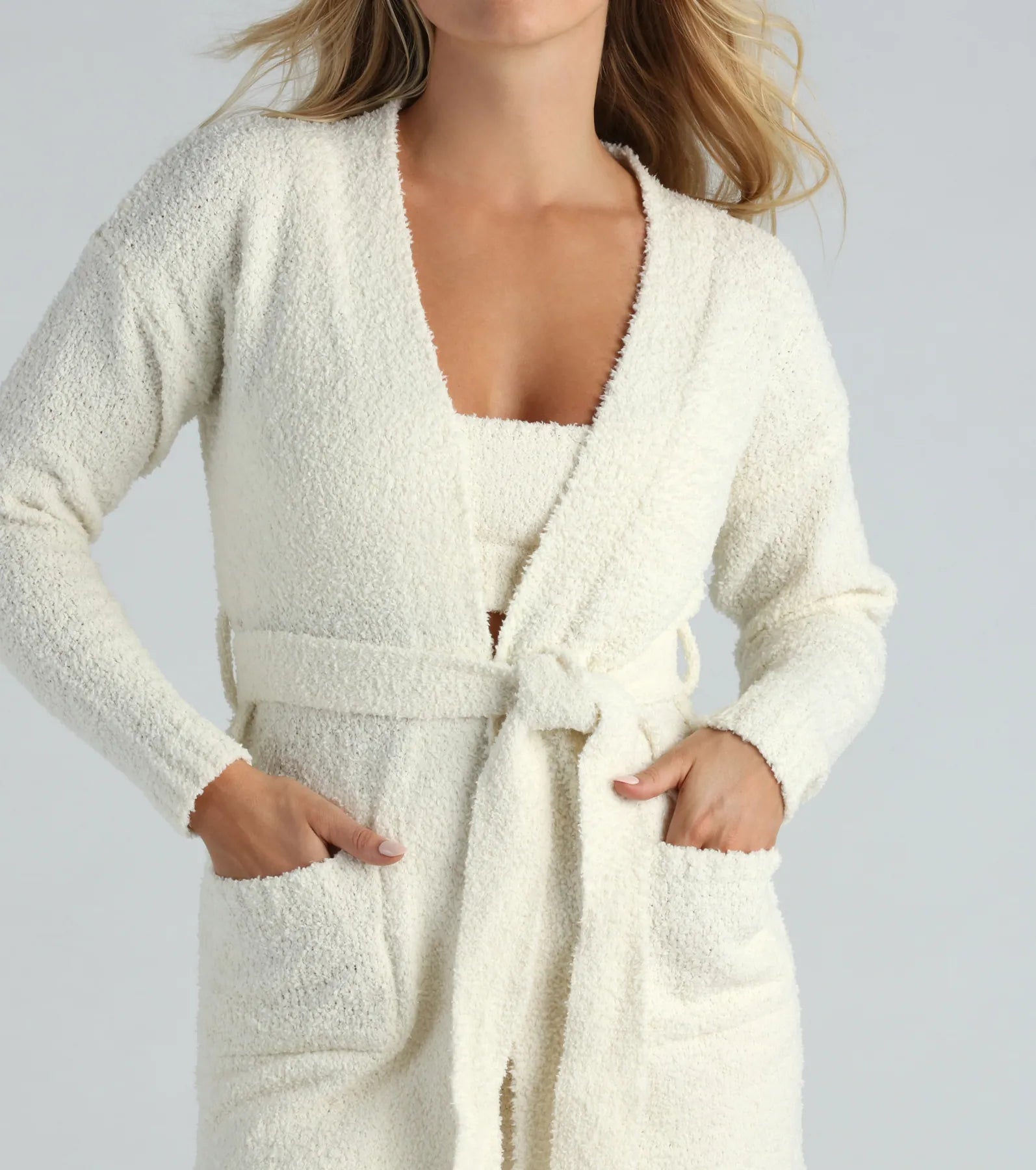 Ultimate Cozy Chenille Tie-Waist Lounge Robe