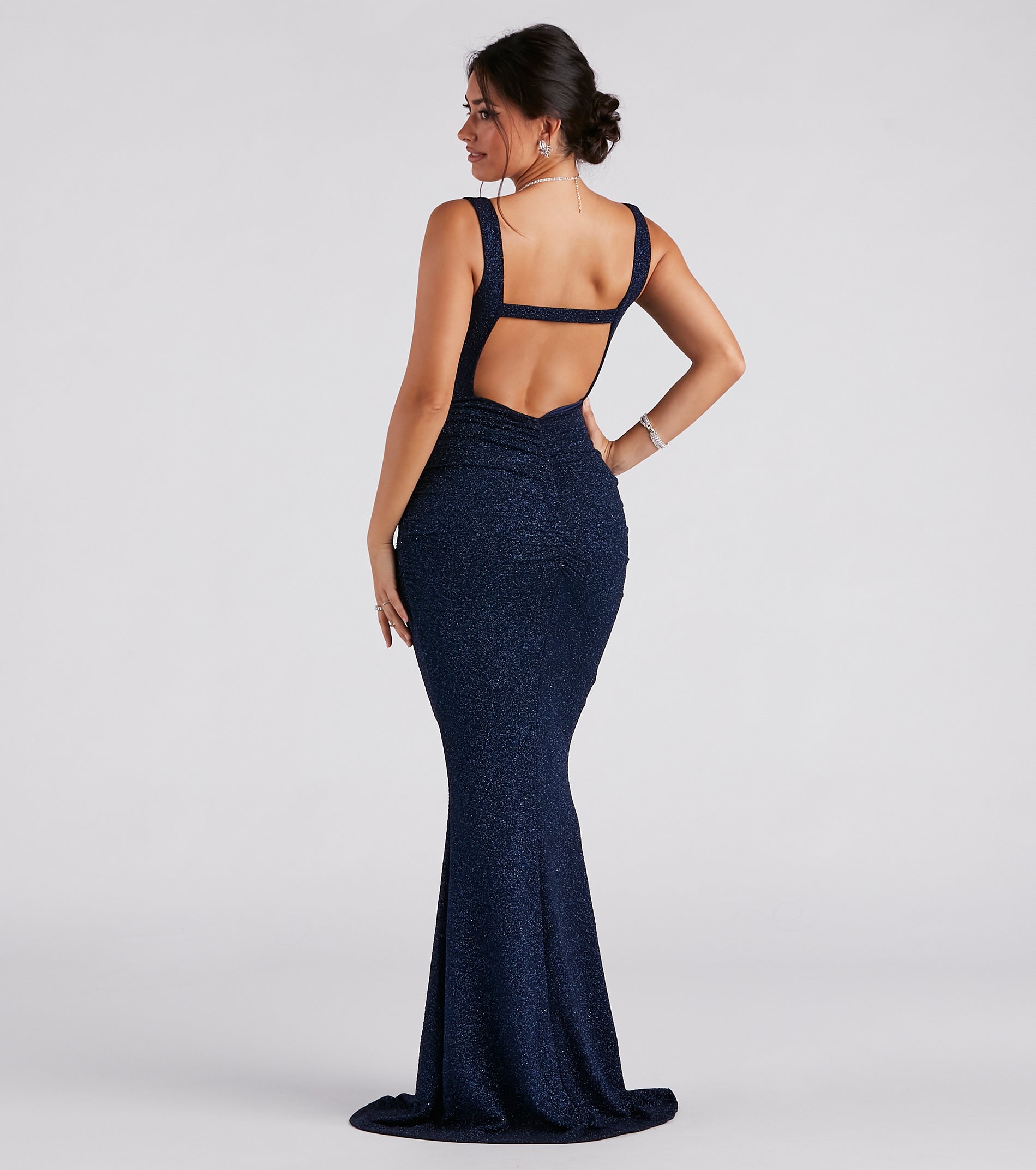 Premium Daniella Glitter Mermaid Gown – Ultimate Formal Elegance