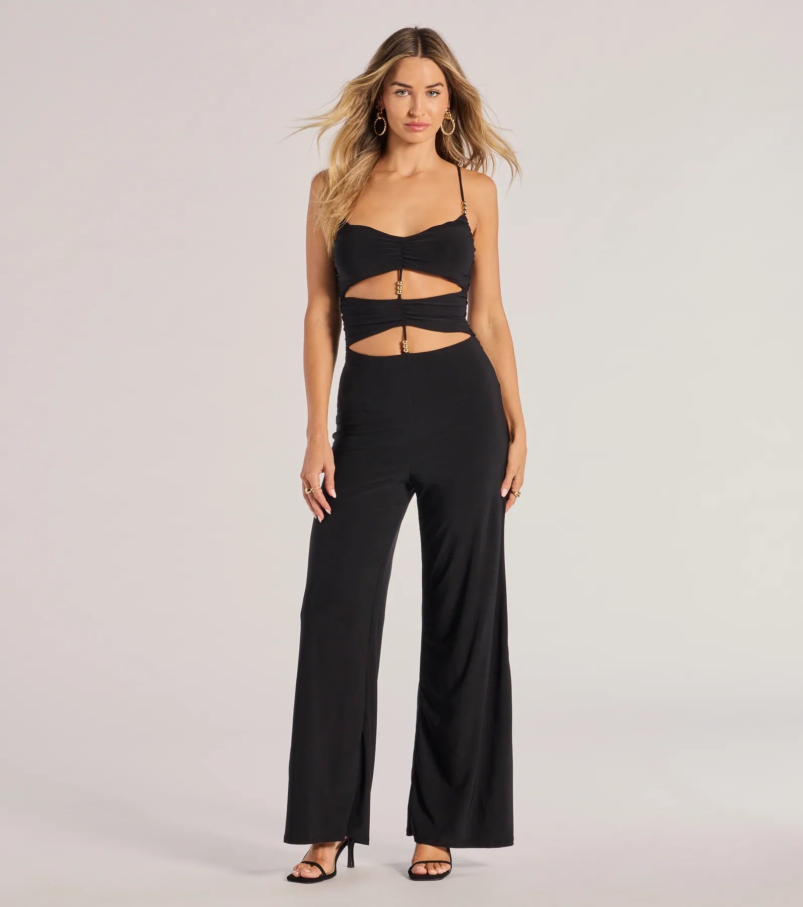 Ultimate Double Take Wide-Leg Cutout Jumpsuit