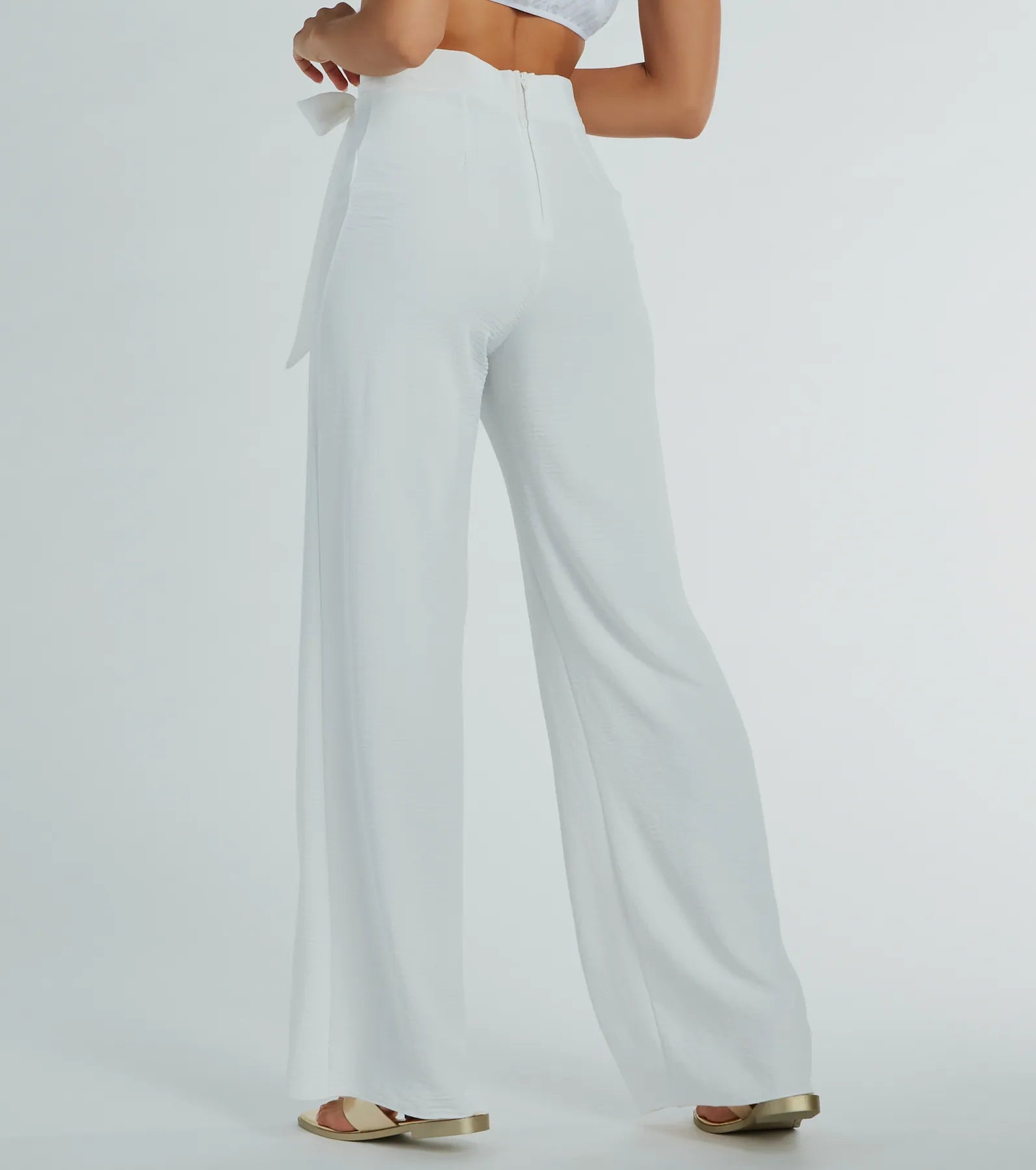 Premium Tie-Waist Wide-Leg Palazzo Pants - Ultimate Comfort & Style