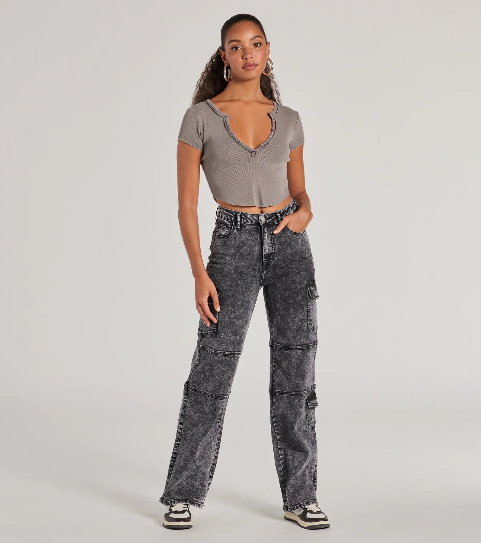 Premium Ribbed Knit Crop Top – Effortless Everyday Style