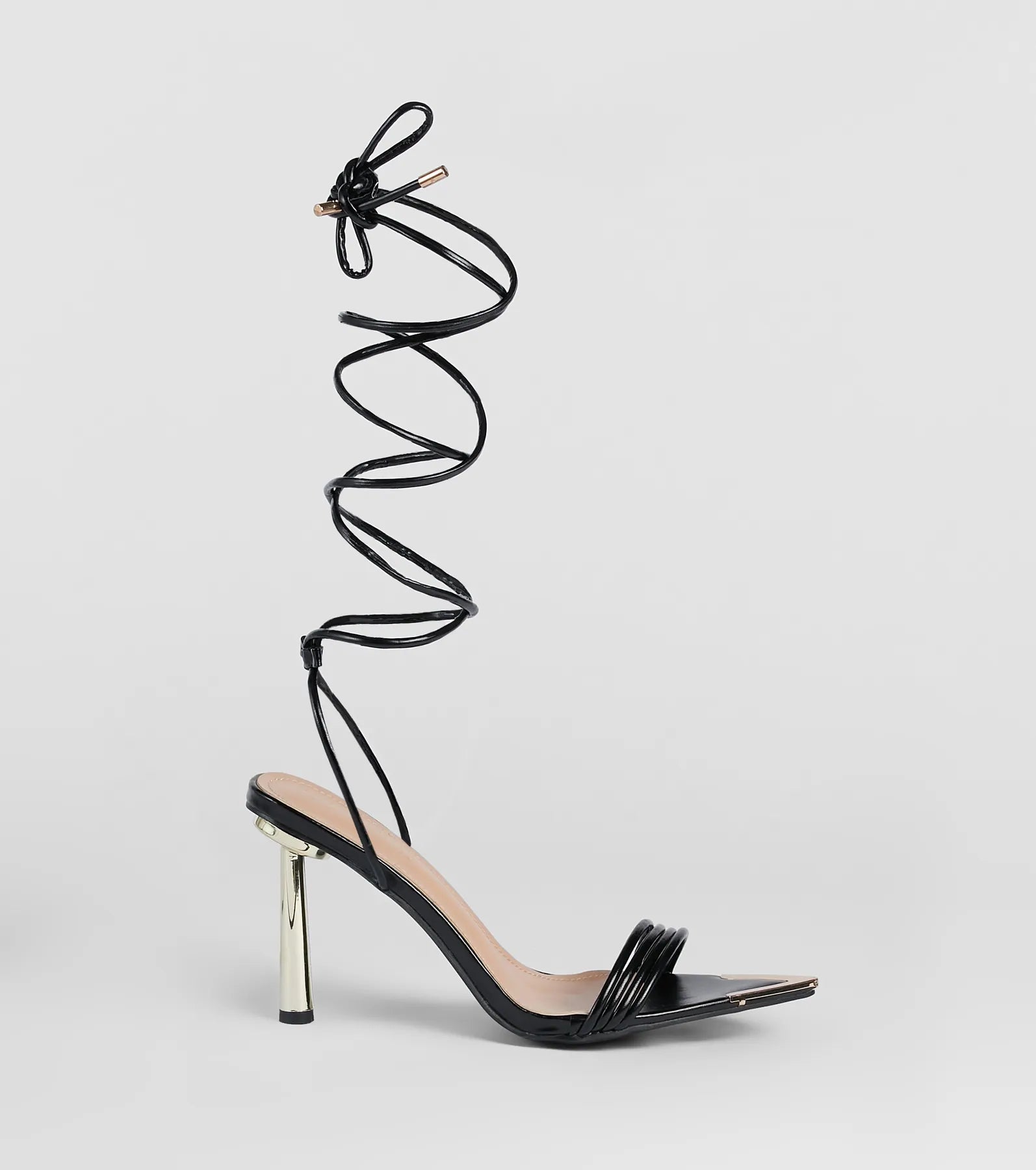 Ultimate Strappy Stiletto Heels: Lace Up for Sleek Elegance