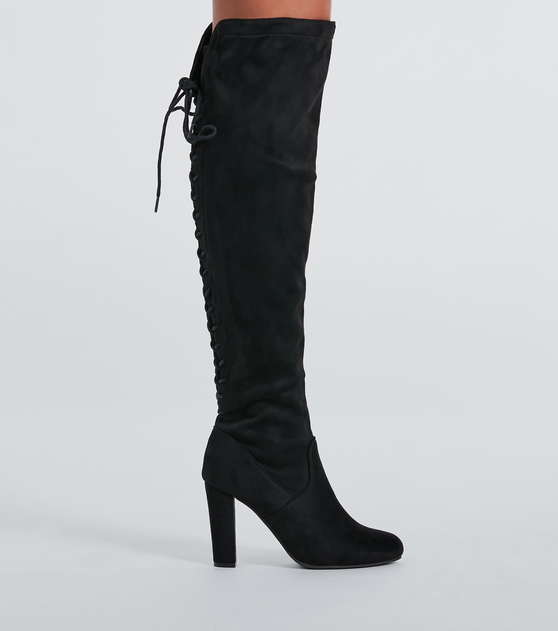 Ultimate Strut Lace-Up Over-The-Knee Boots