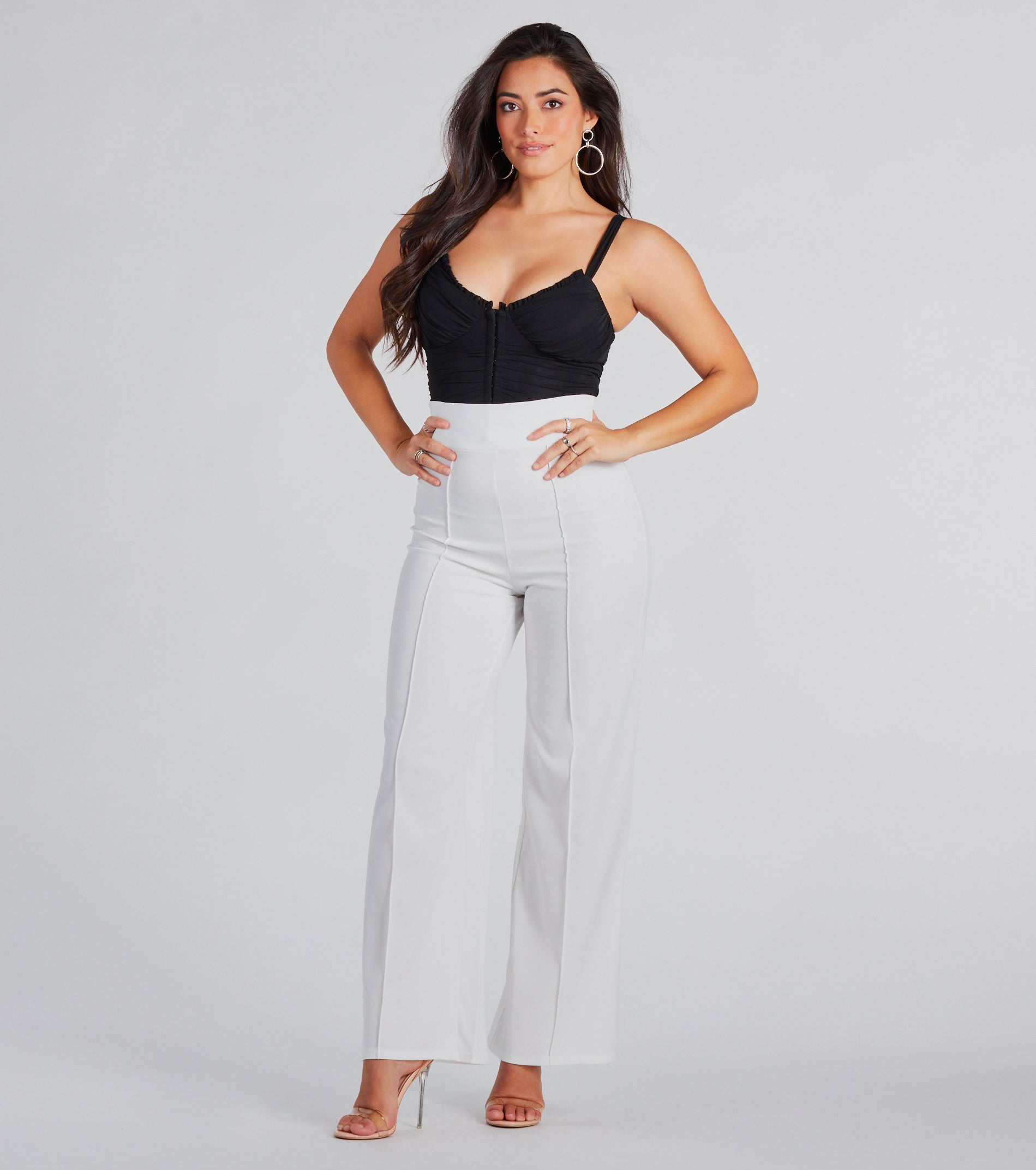 Ultimate Chic High Waist Wide-Leg Pants - Premium Office to Evening Style