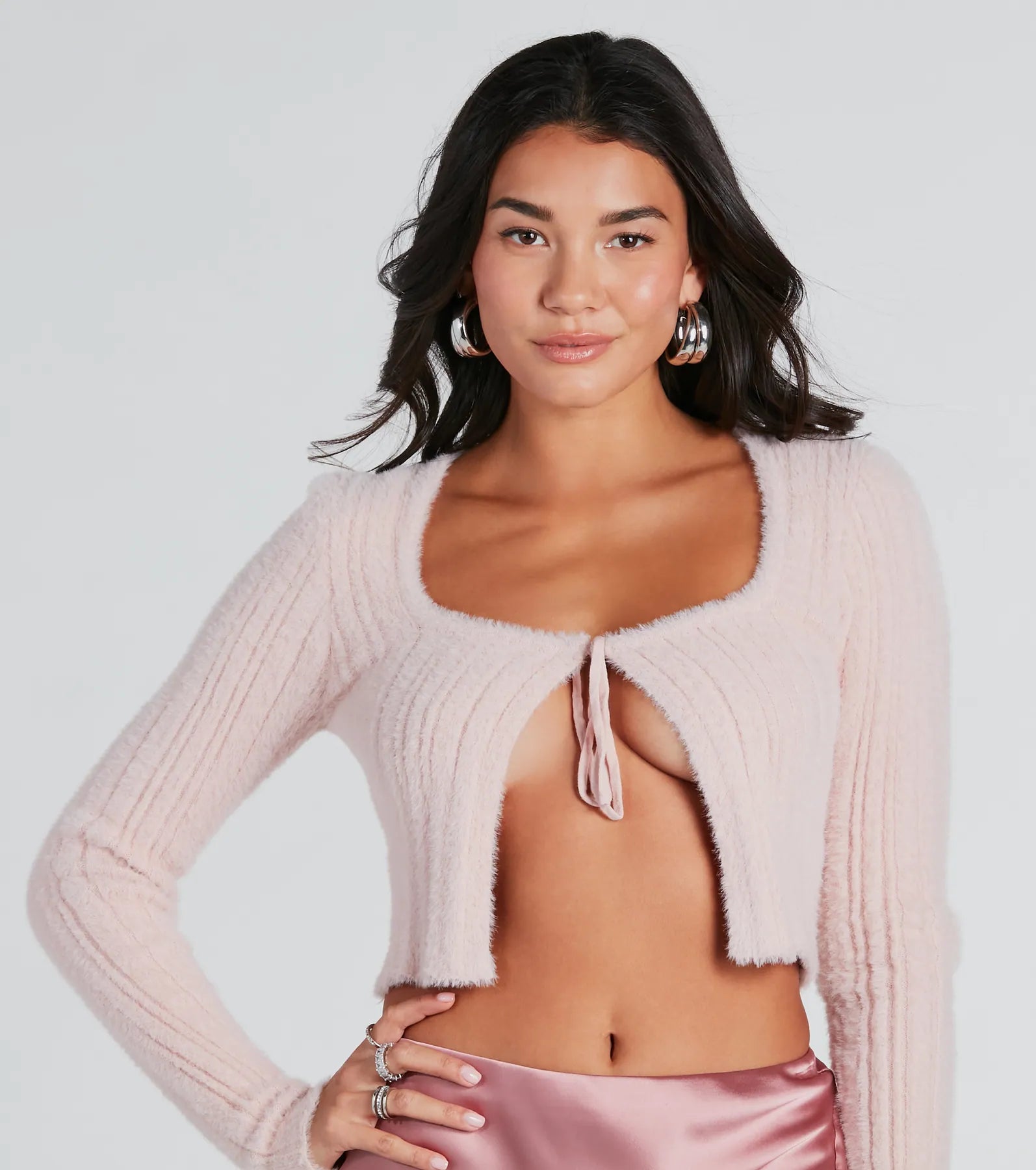 Ultimate Flirty Charm Eyelash Knit Cardigan