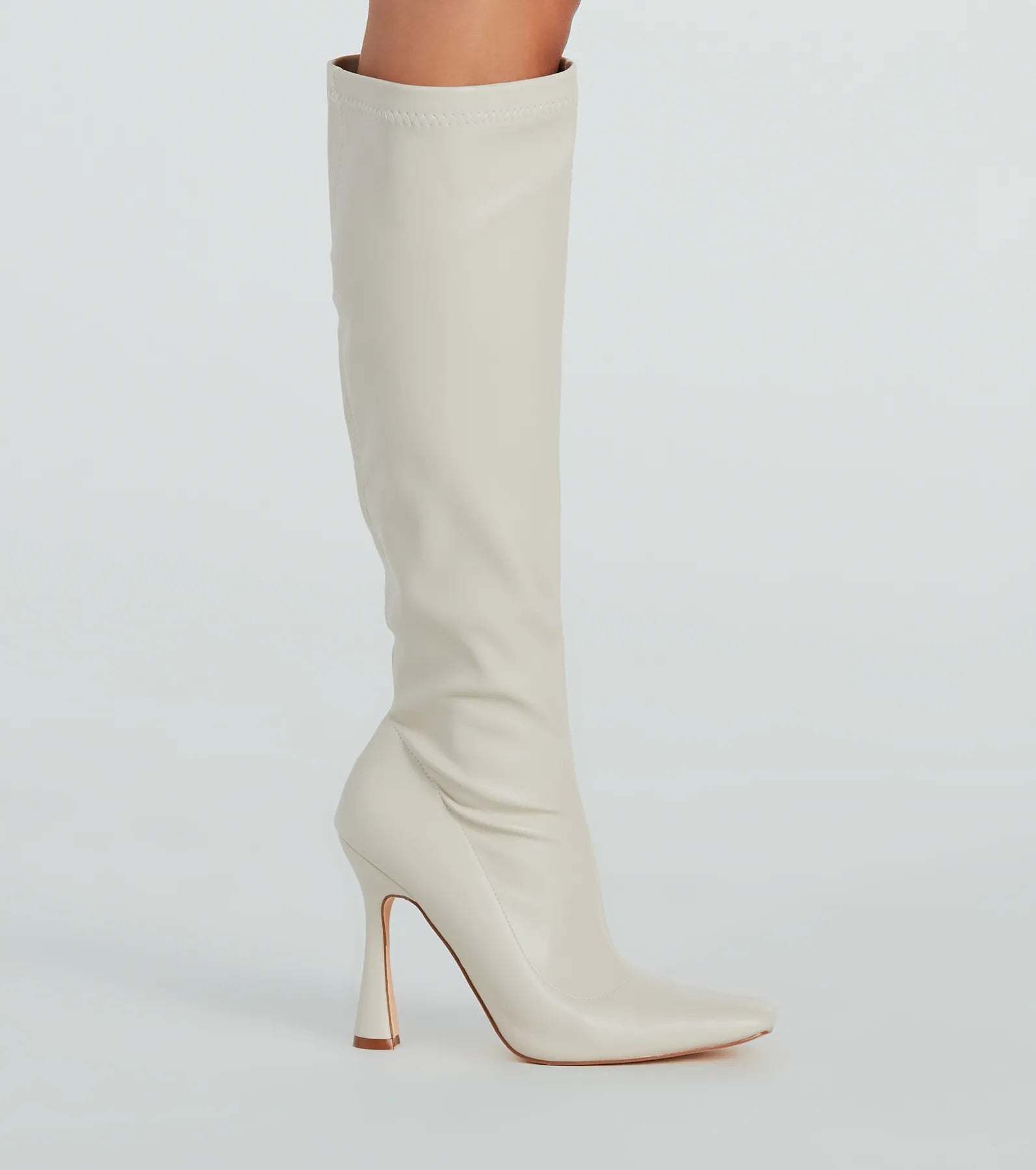 Ultimate Chic Faux Leather Under-The-Knee Boots - Premium Style & Comfort