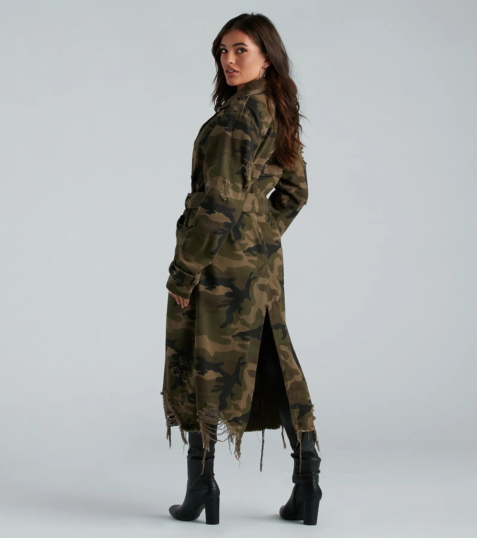 Ultimate Camouflage Trench Coat - Premium Style Upgrade