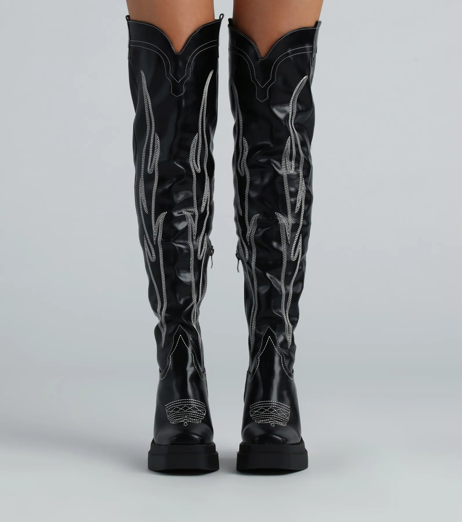 Premium Western Heat Cowboy Thigh-High Boots - Ultimate Style Statement