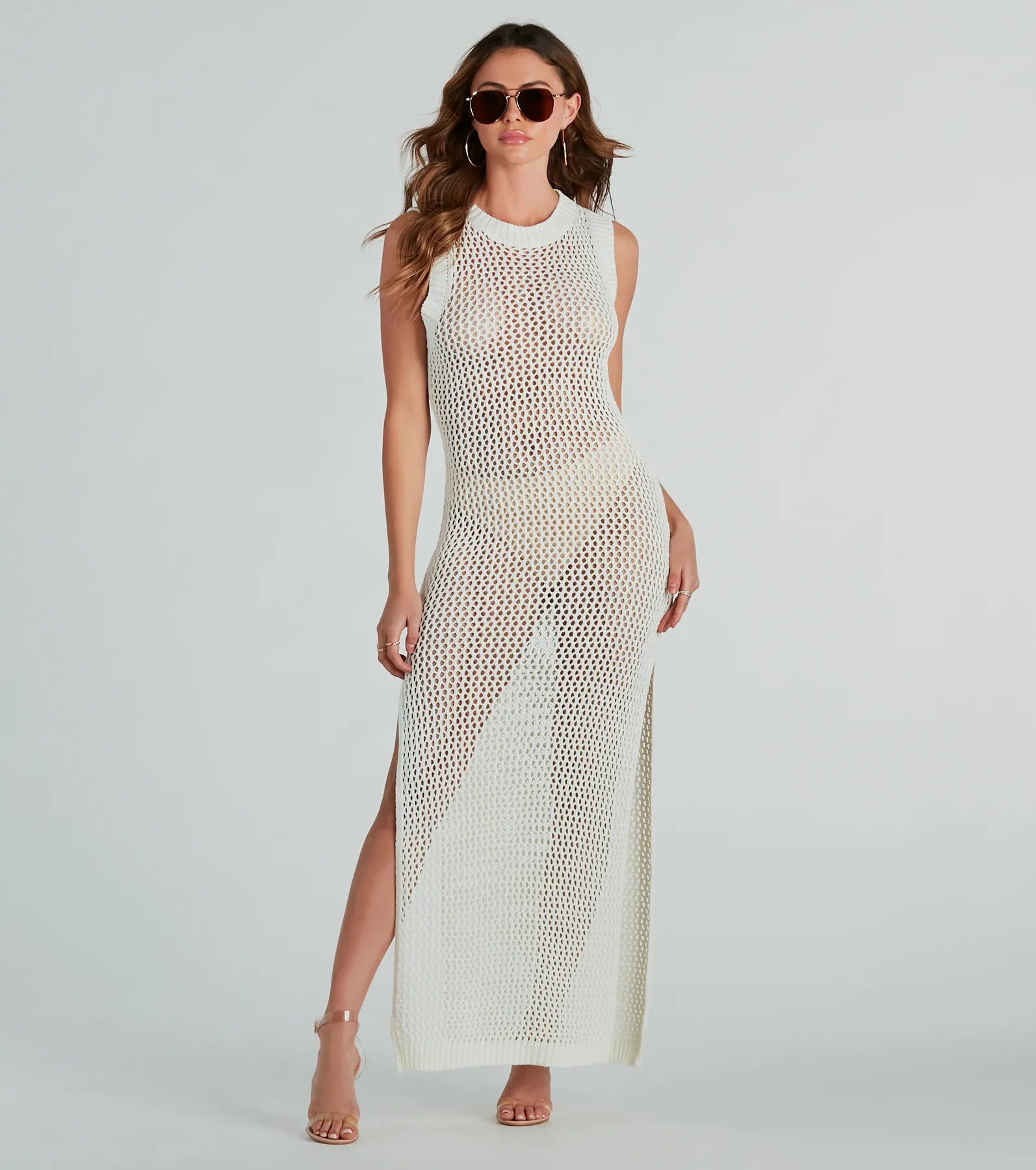 Ultimate Resort Paradise Crochet Maxi Dress