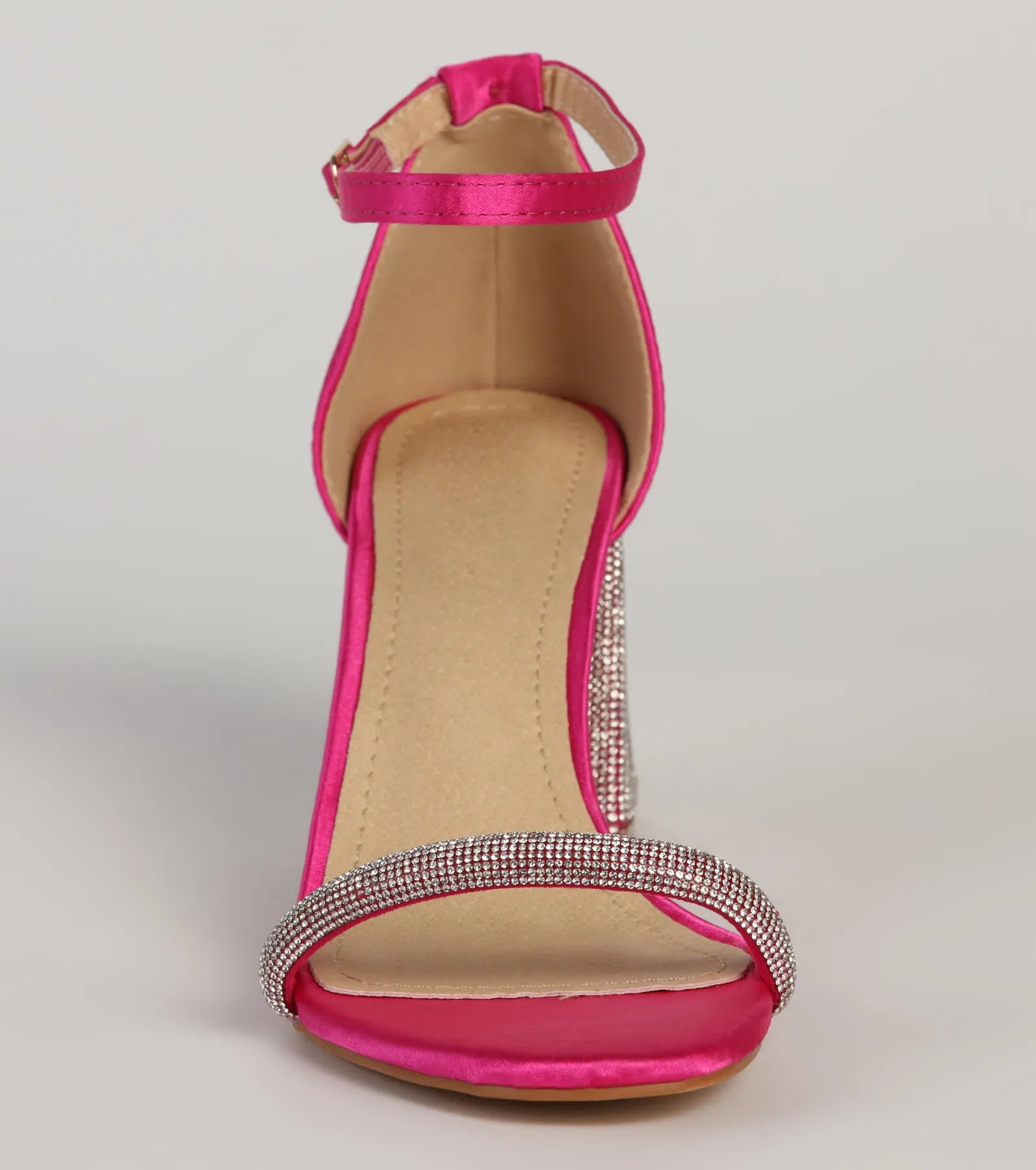 Premium Rhinestone Satin Heels - Ultimate Party Statement