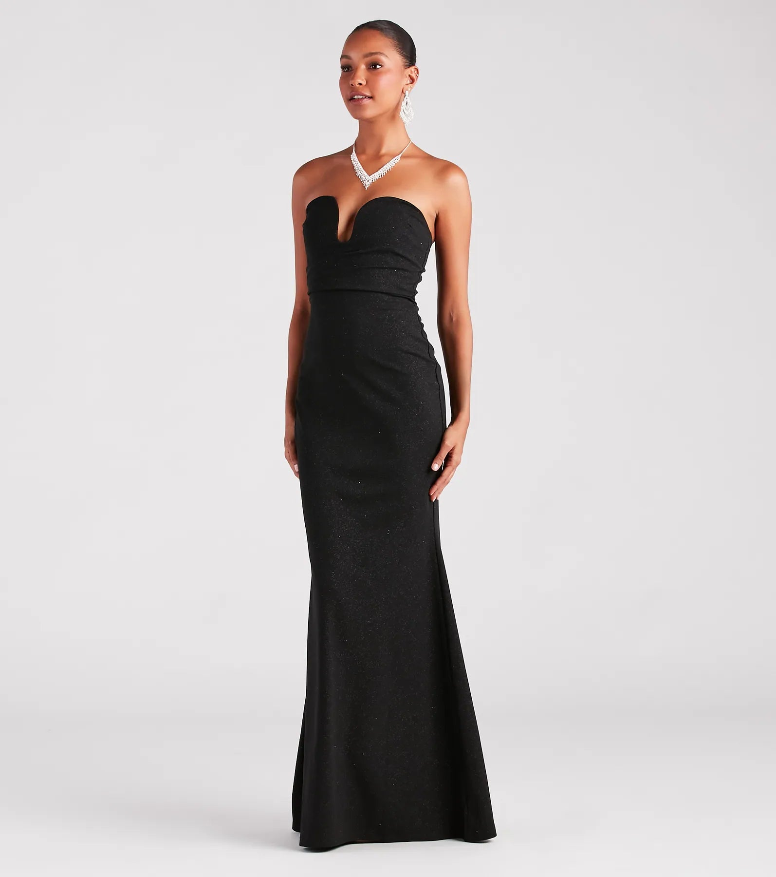 Laura Premium Glitter Mermaid Gown - Ultimate Elegance for Black Tie Events