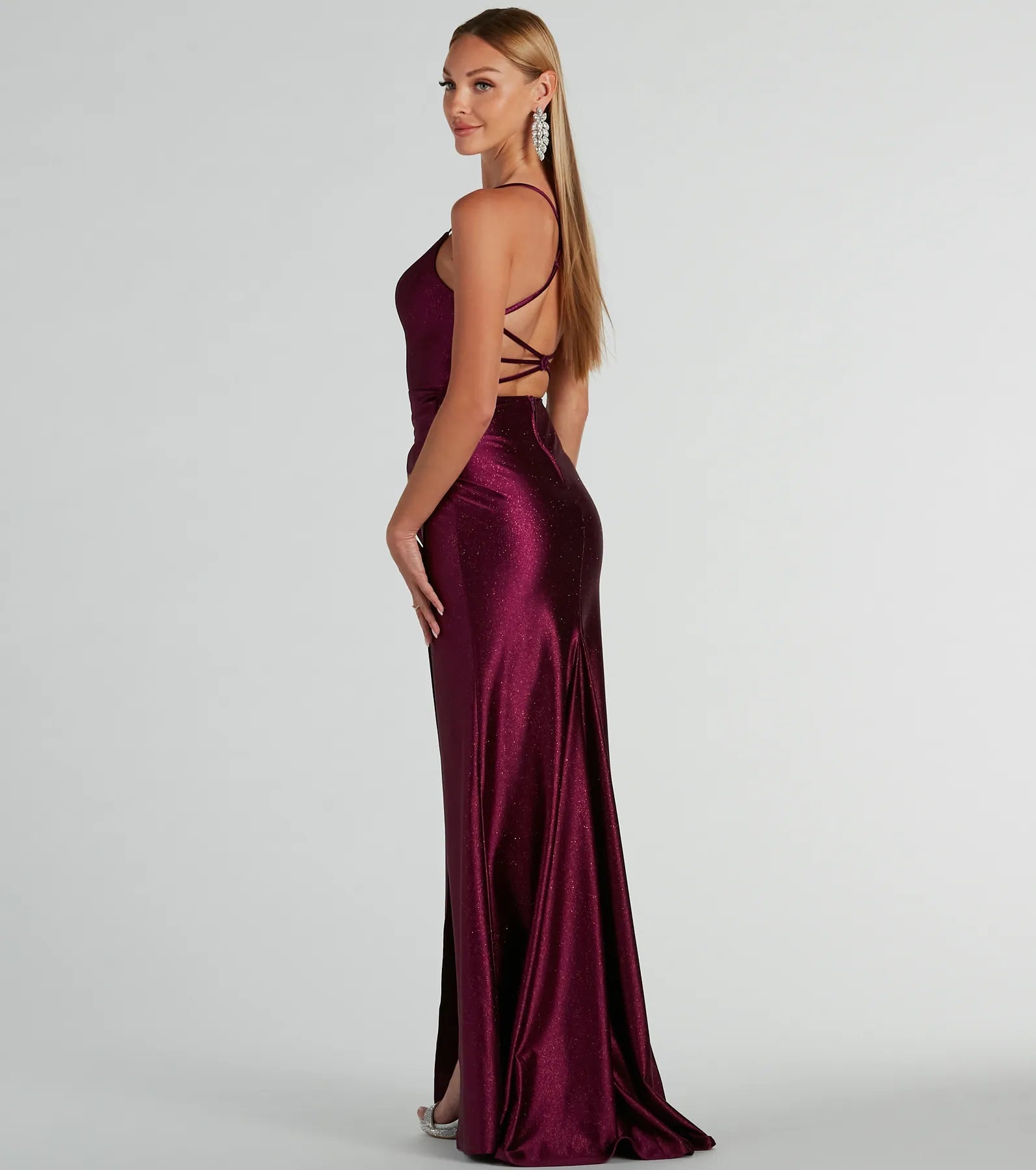 Celia Ultimate Glam Strappy Back A-Line Formal Dress