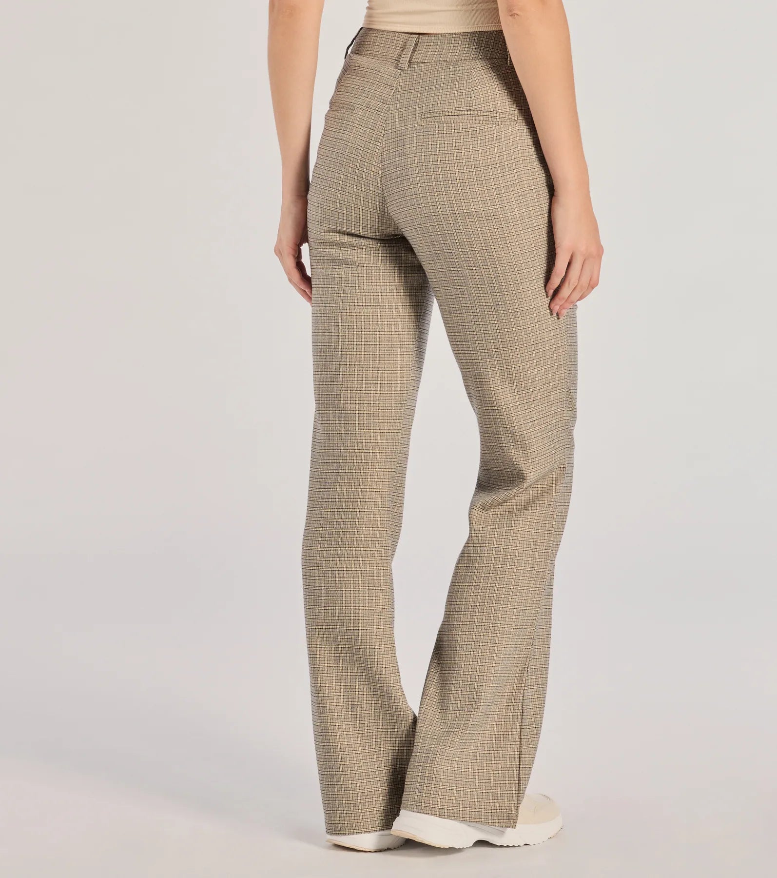 Ultimate Checkered Chic High-Waist Plaid Pants