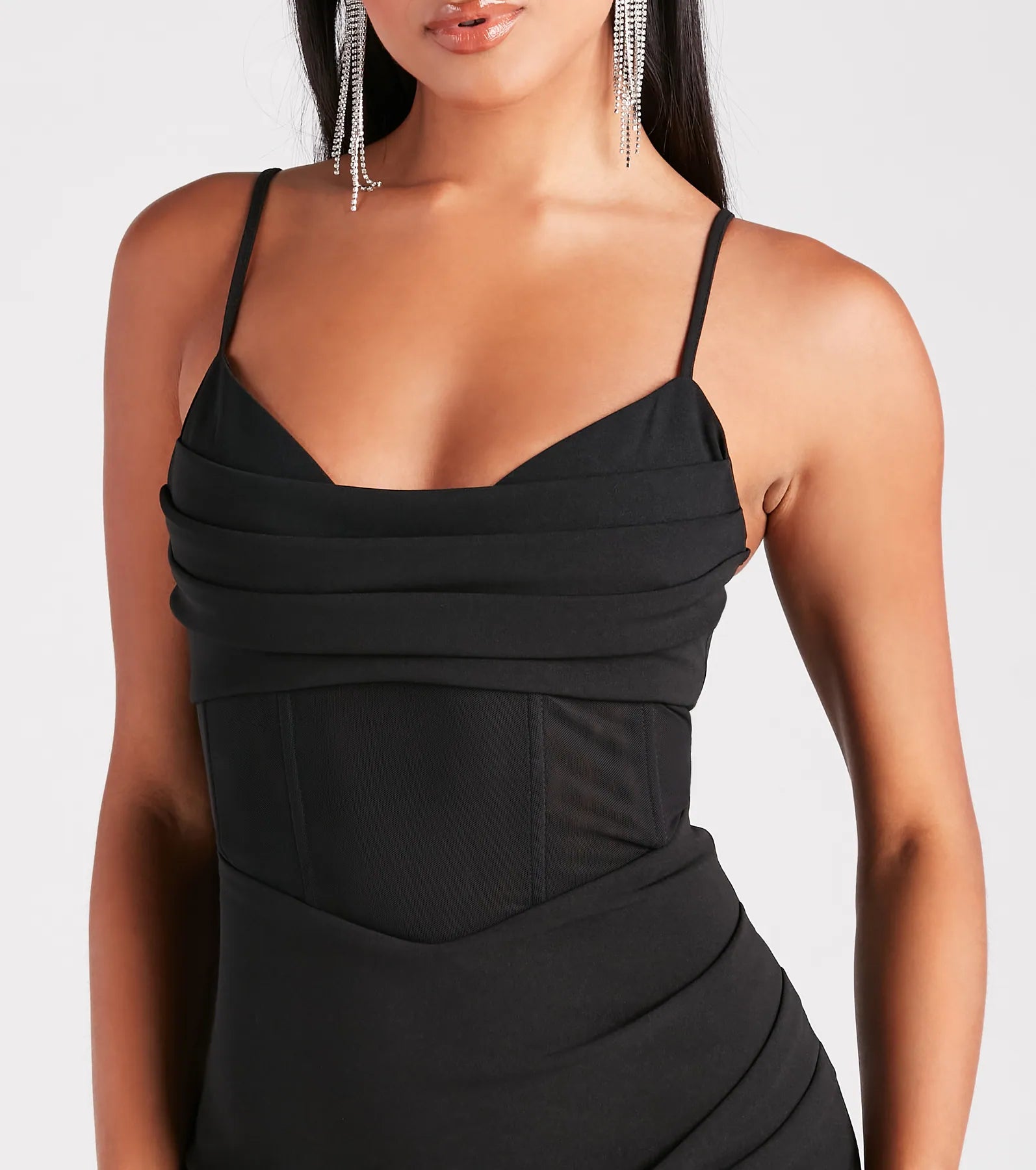 Ultimate Bold Crepe Wrap Dress - Femme Bodycon Style