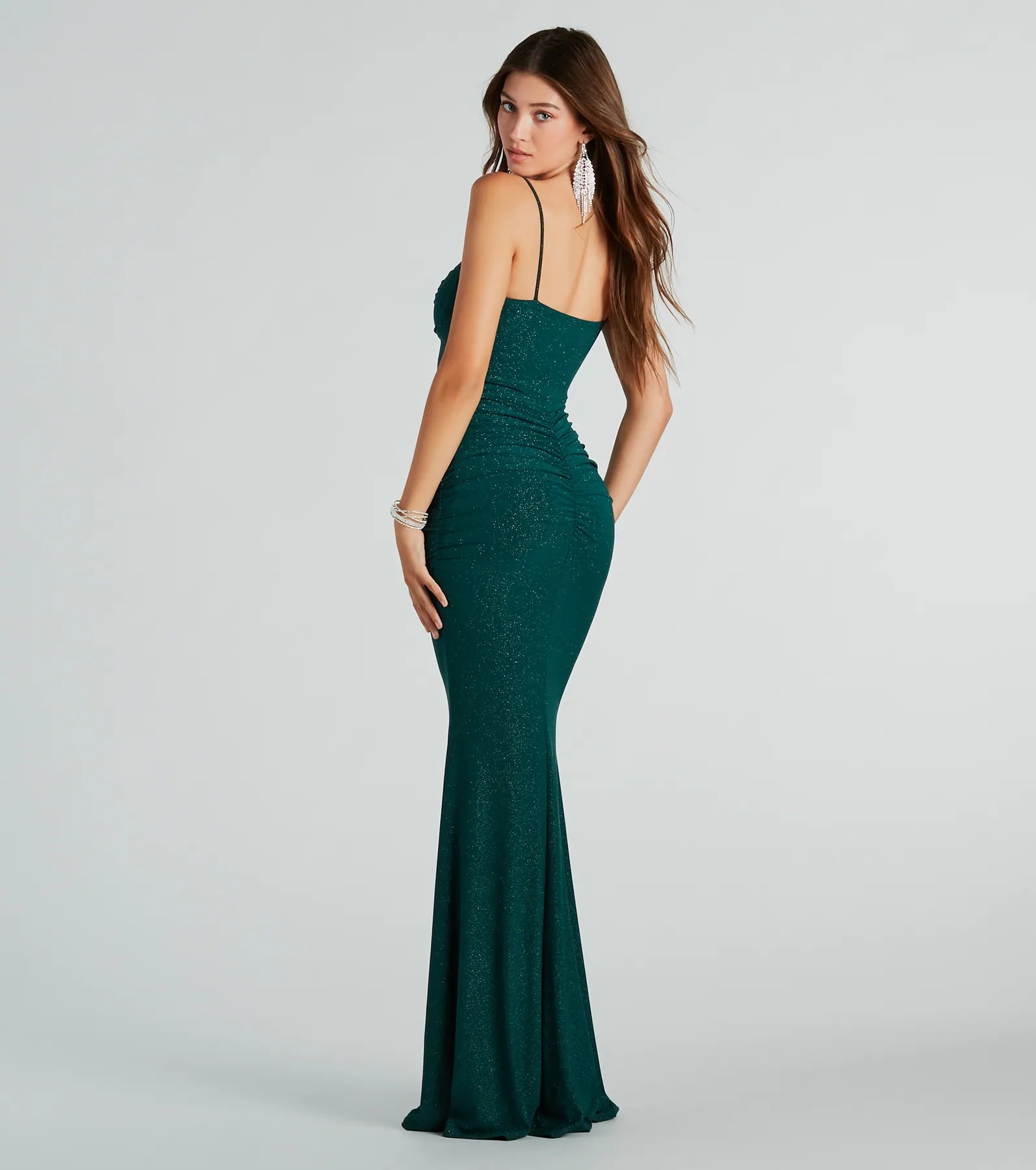 Premium Ayanna Glitter Mermaid Gown for Black Tie Events