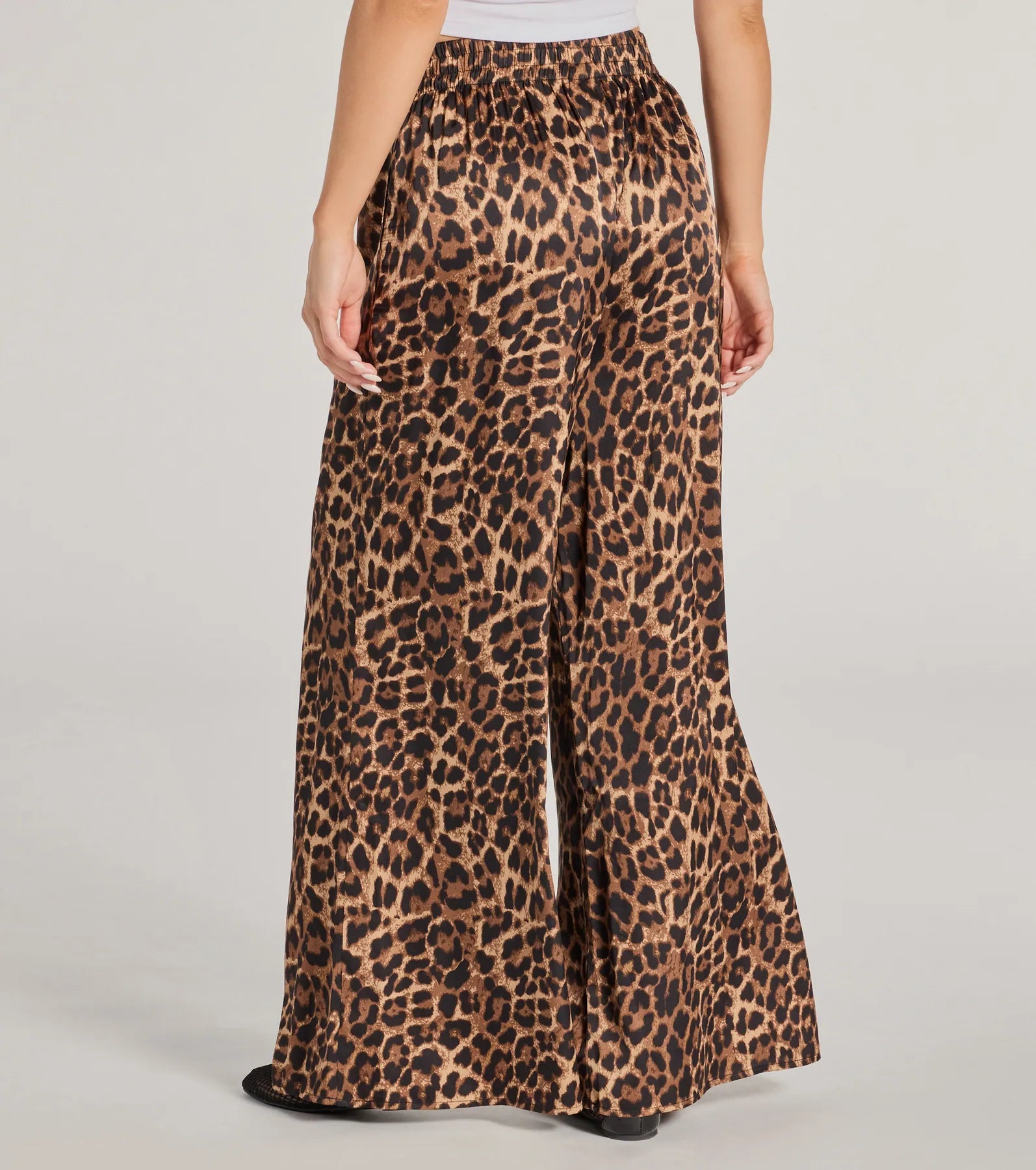 Premium Leopard Print Palazzo Pants - Ultimate Style Statement