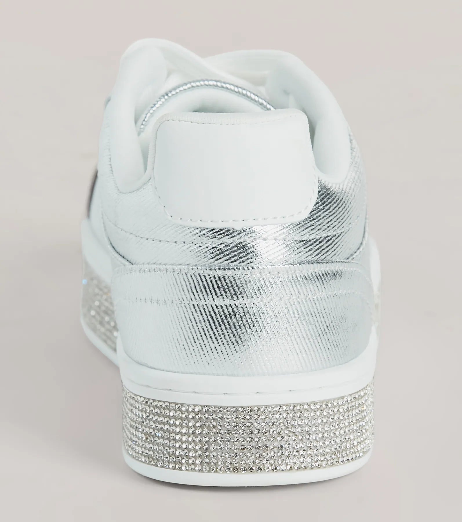 Ultimate Glam Rhinestone Platform Sneakers - Playful Shimmer Edition