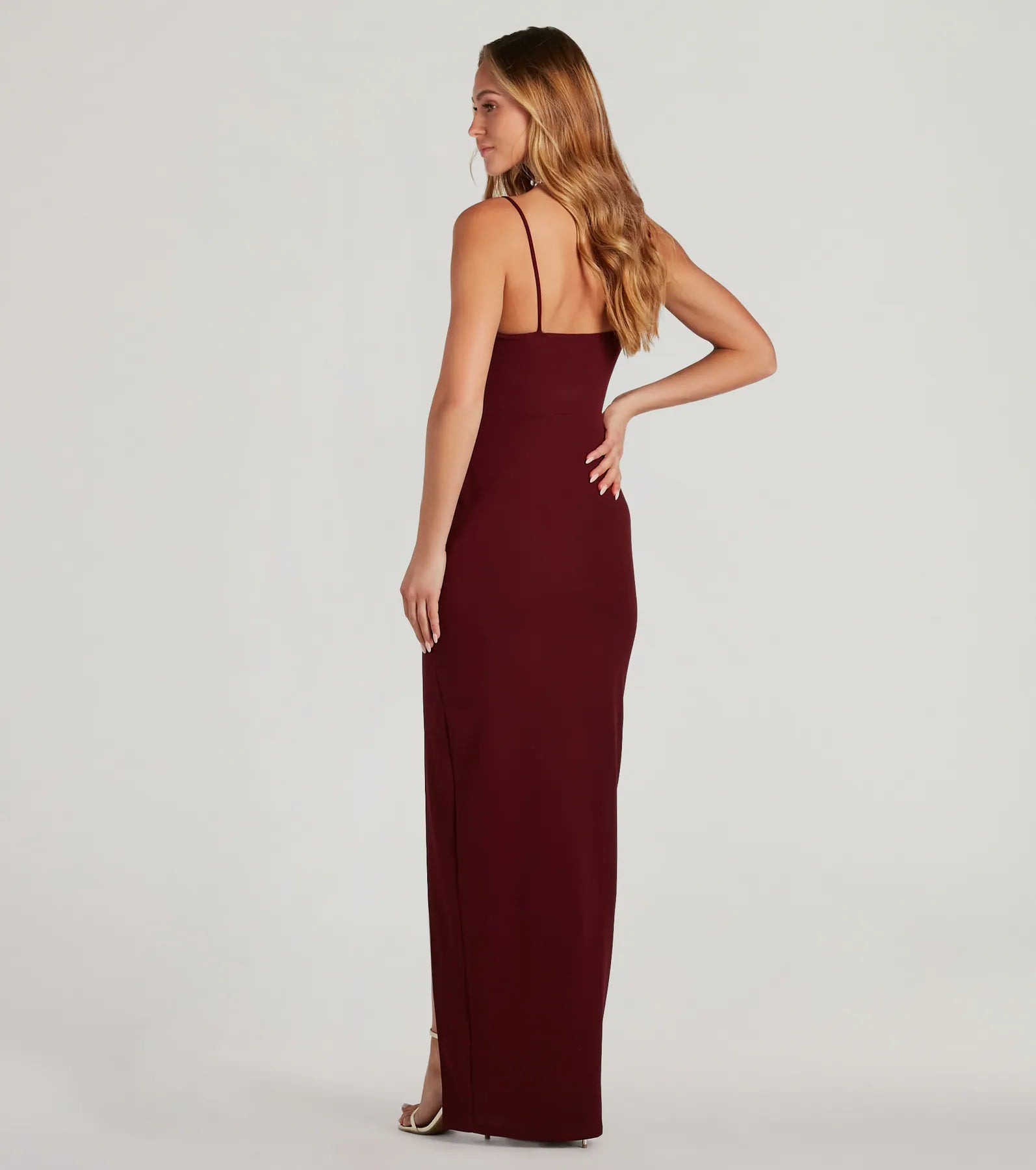 Fran Premium Crepe Sweetheart Column Dress - Ultimate Elegance