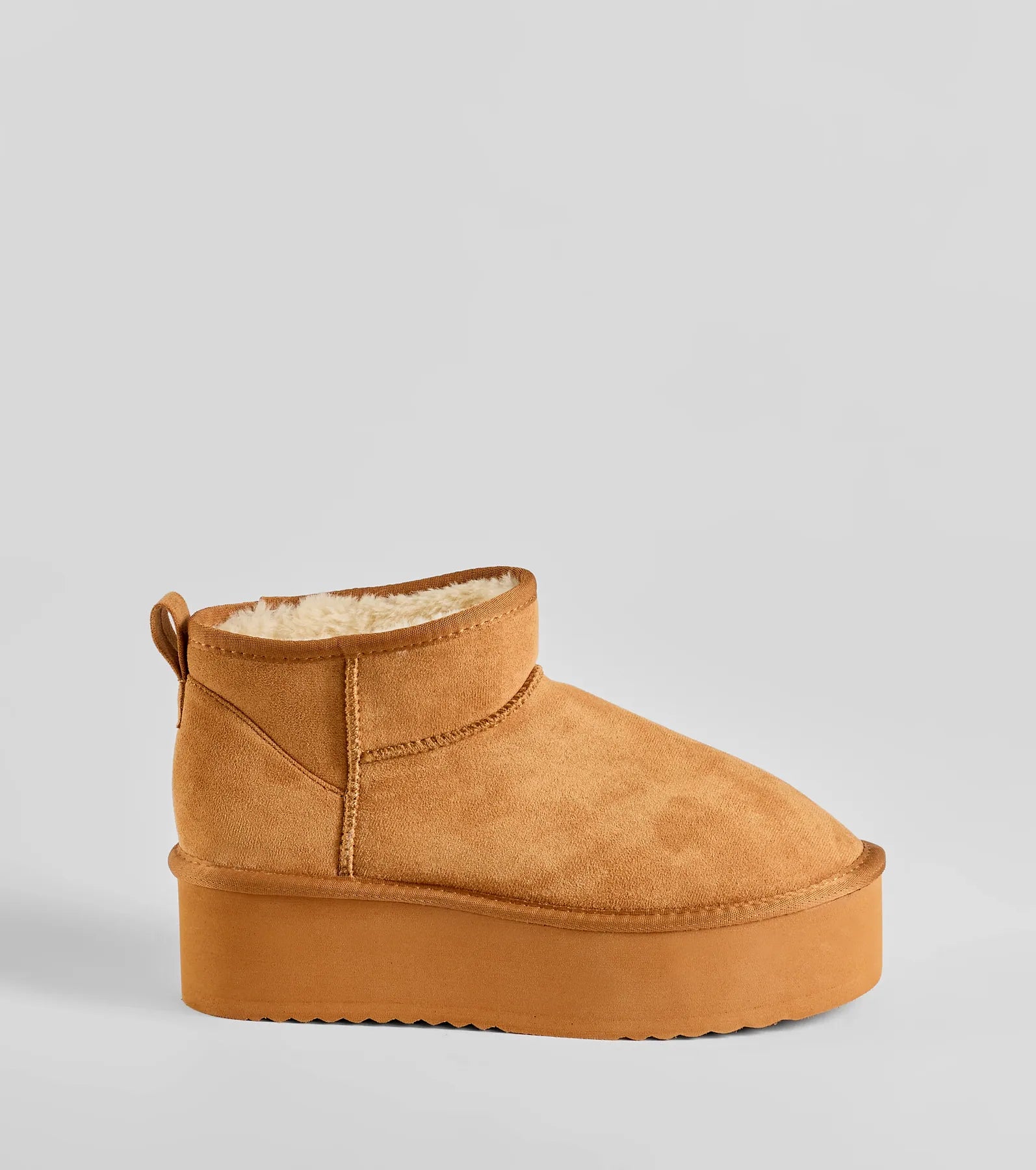 Ultimate Cozy Faux Sherpa Lined Platform Booties - Winter Comfort Essentials