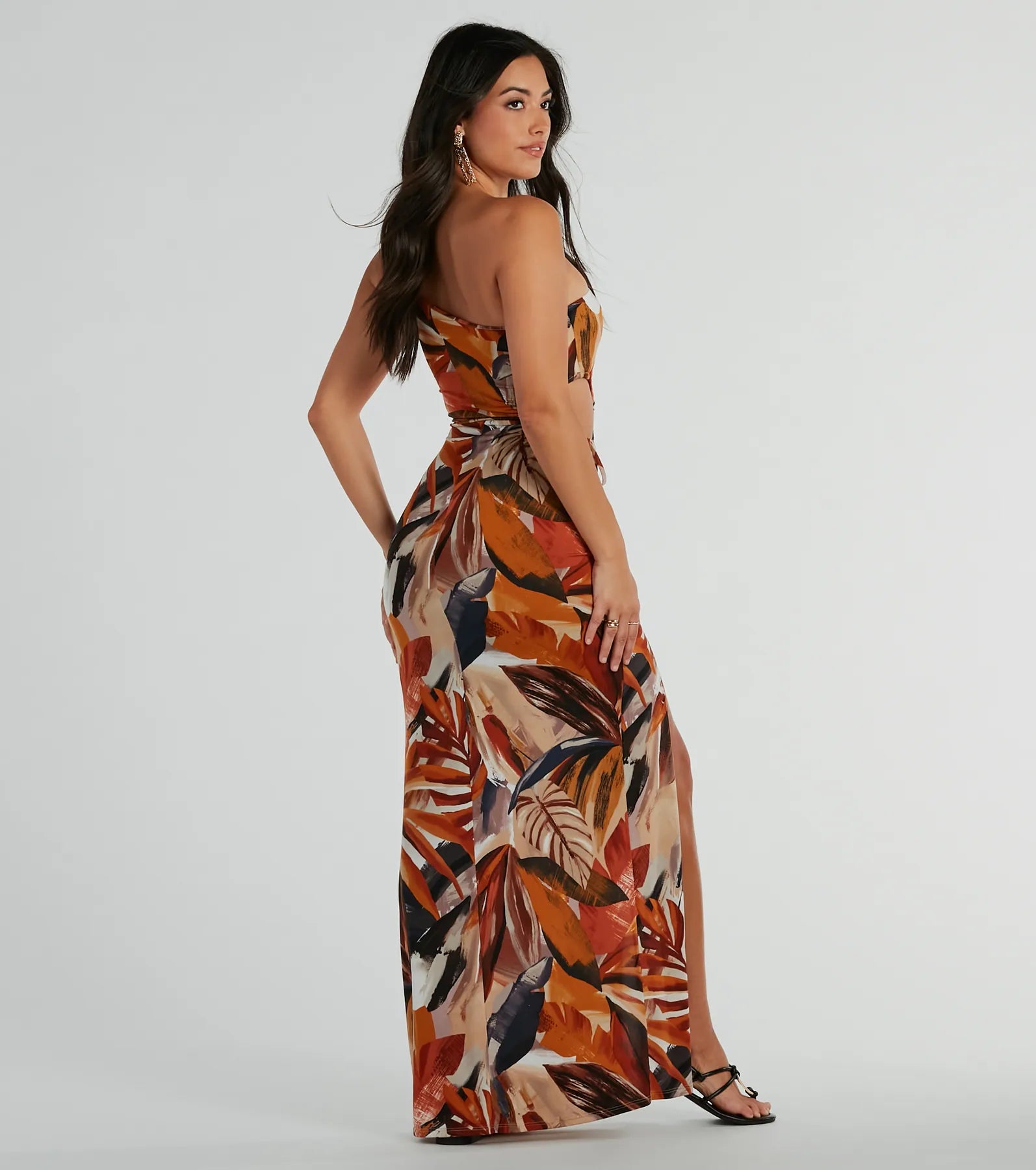 Ultimate Tropical One-Shoulder Maxi Dress – Paradise Ready