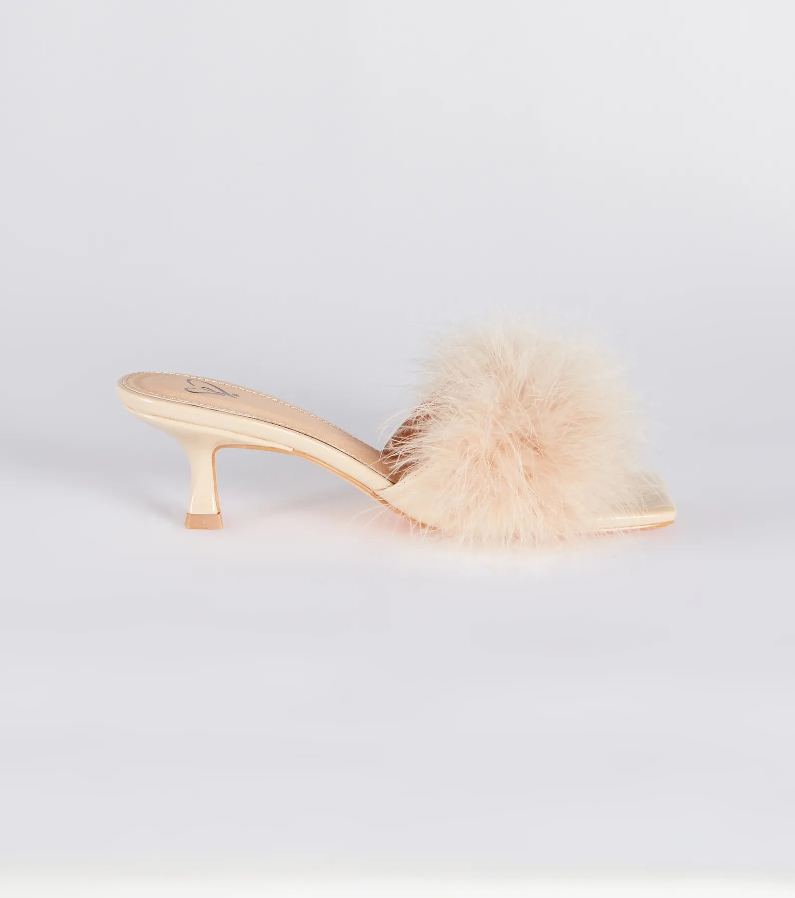 Ultimate Glam Marabou Kitten Heel Mules - Premium Party Style