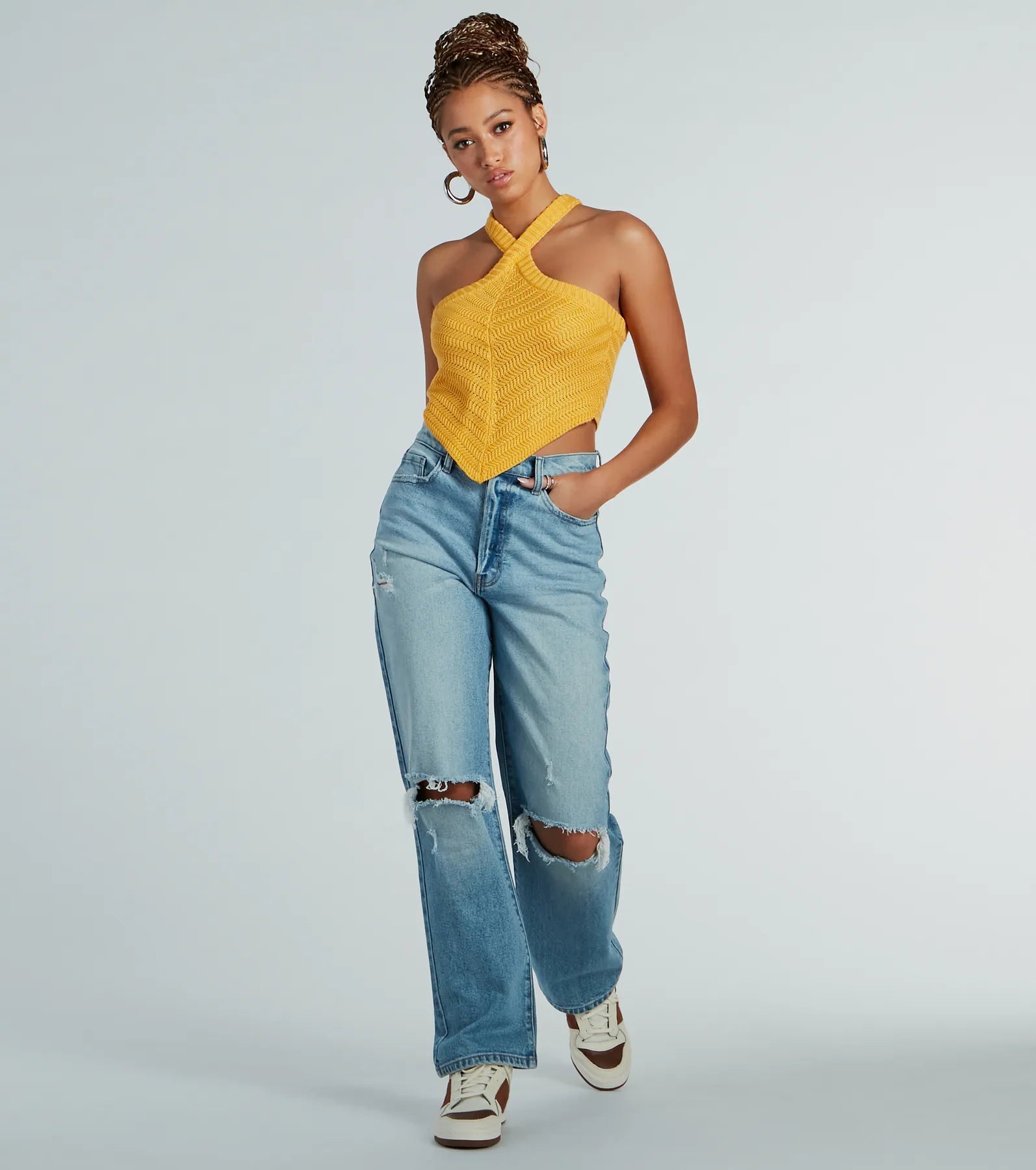Ultimate Summer Halter Knit Crop Top - Cutest Style