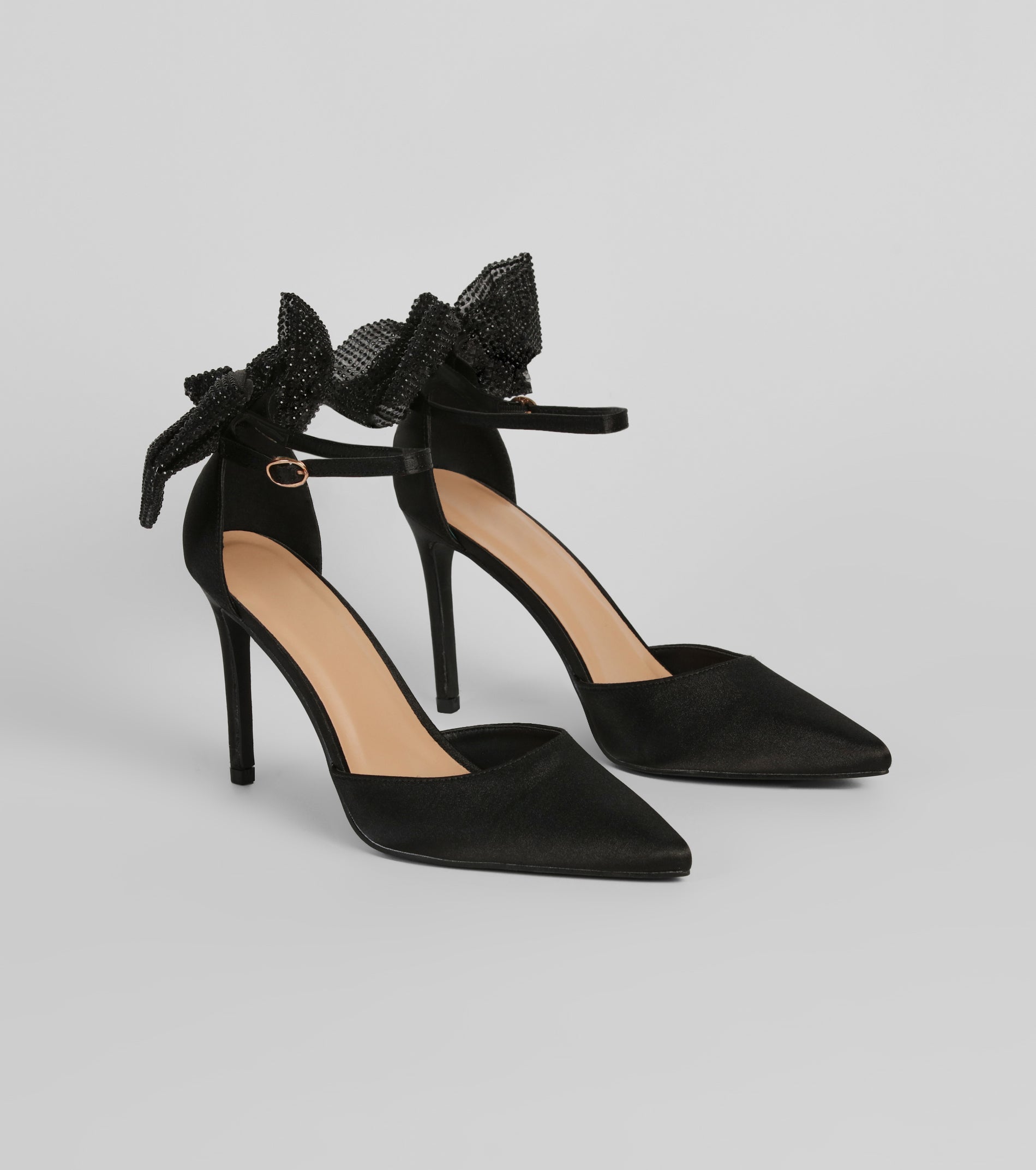 Ultimate Chic Bow-Detail Stiletto Pumps - Premium Elegance