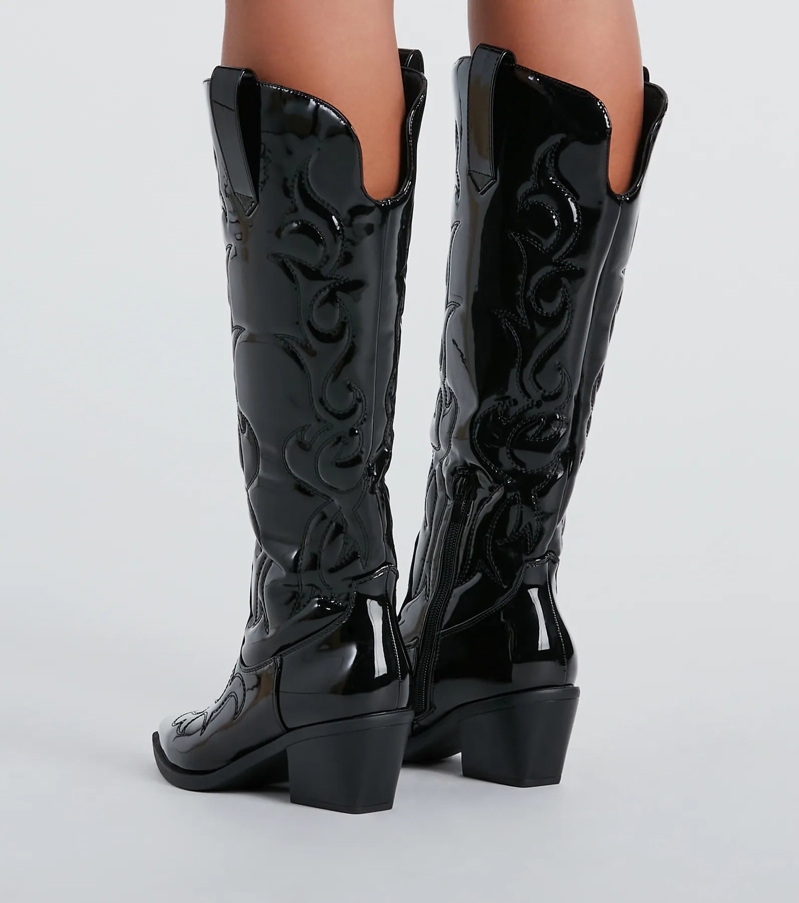 Premium Patent Leather Western Boots - Ultimate Style for Every Rodeo