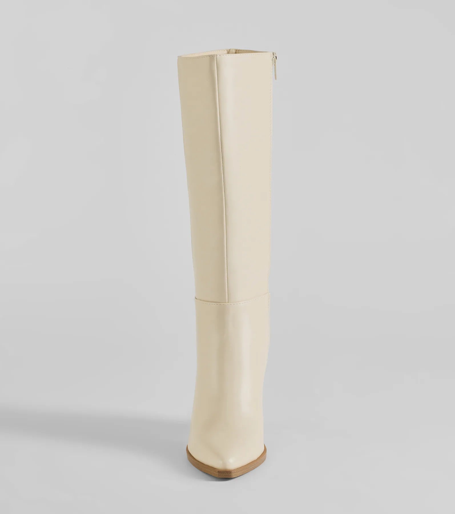 Ultimate Chic Faux Leather Under-The-Knee Boots