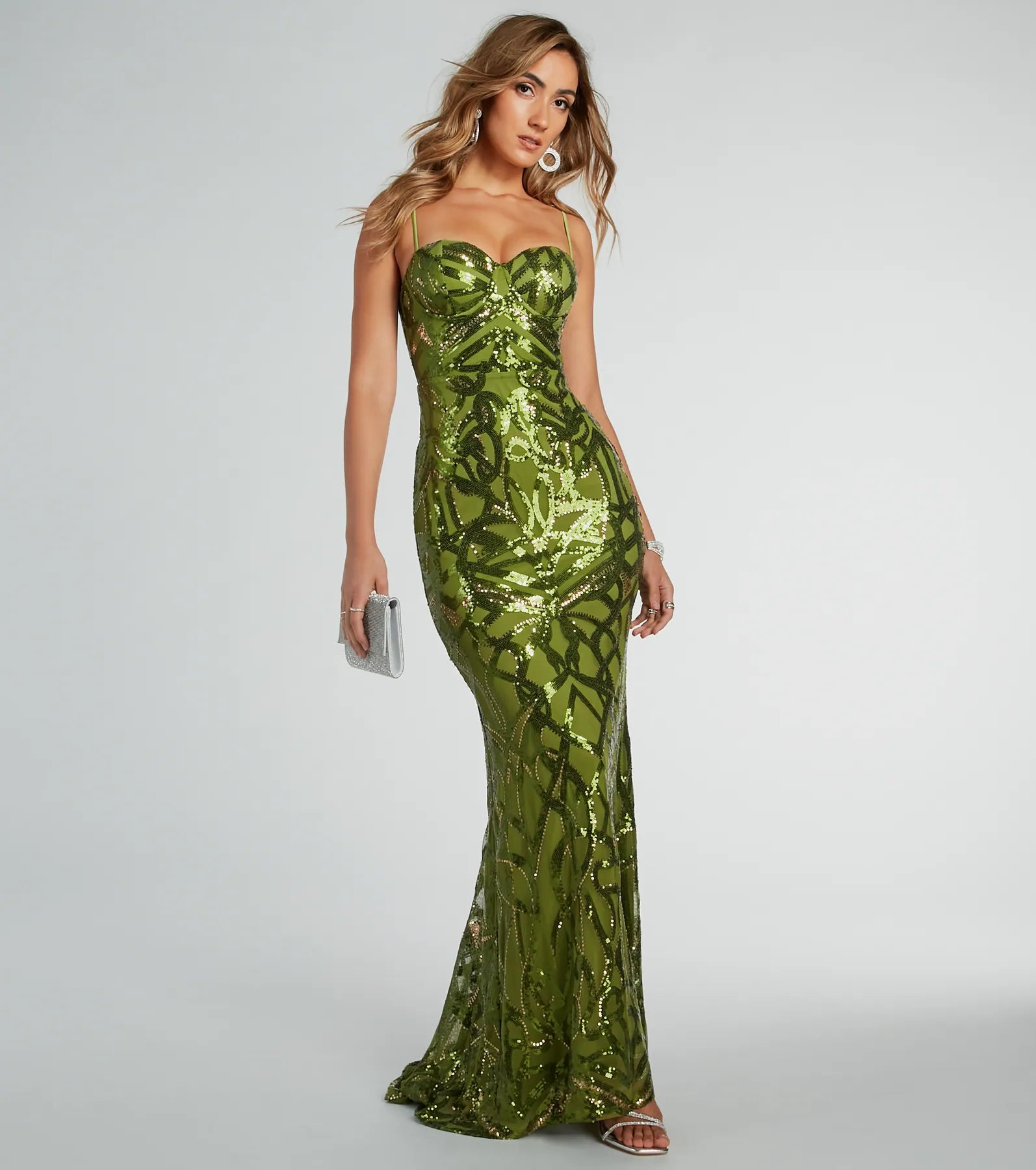 Premium Sielle Sequin Mermaid Evening Gown