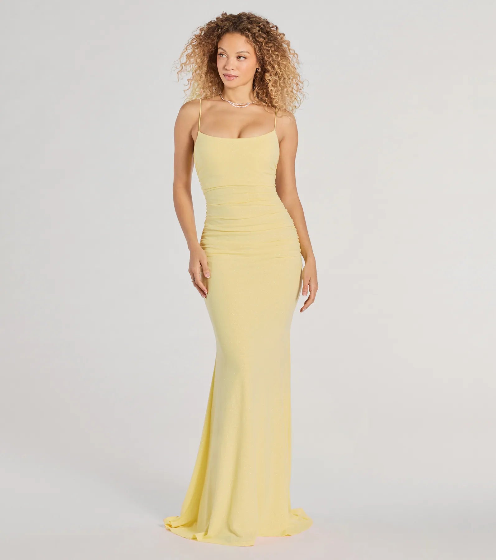 Premium Rowan Glitter Mermaid Gown - Ultimate Formal Elegance