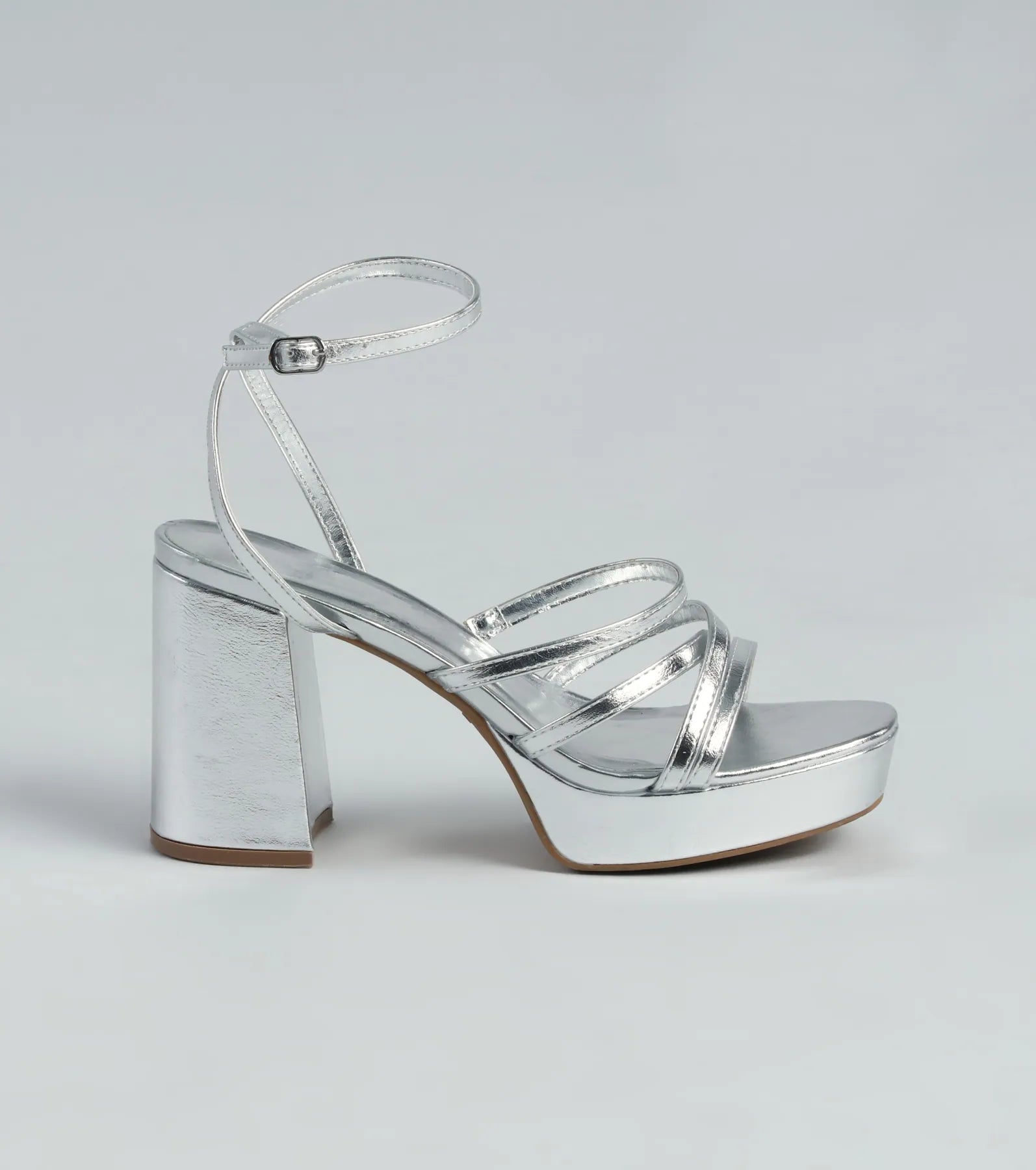 Ultimate Shine Metallic Platform Heels