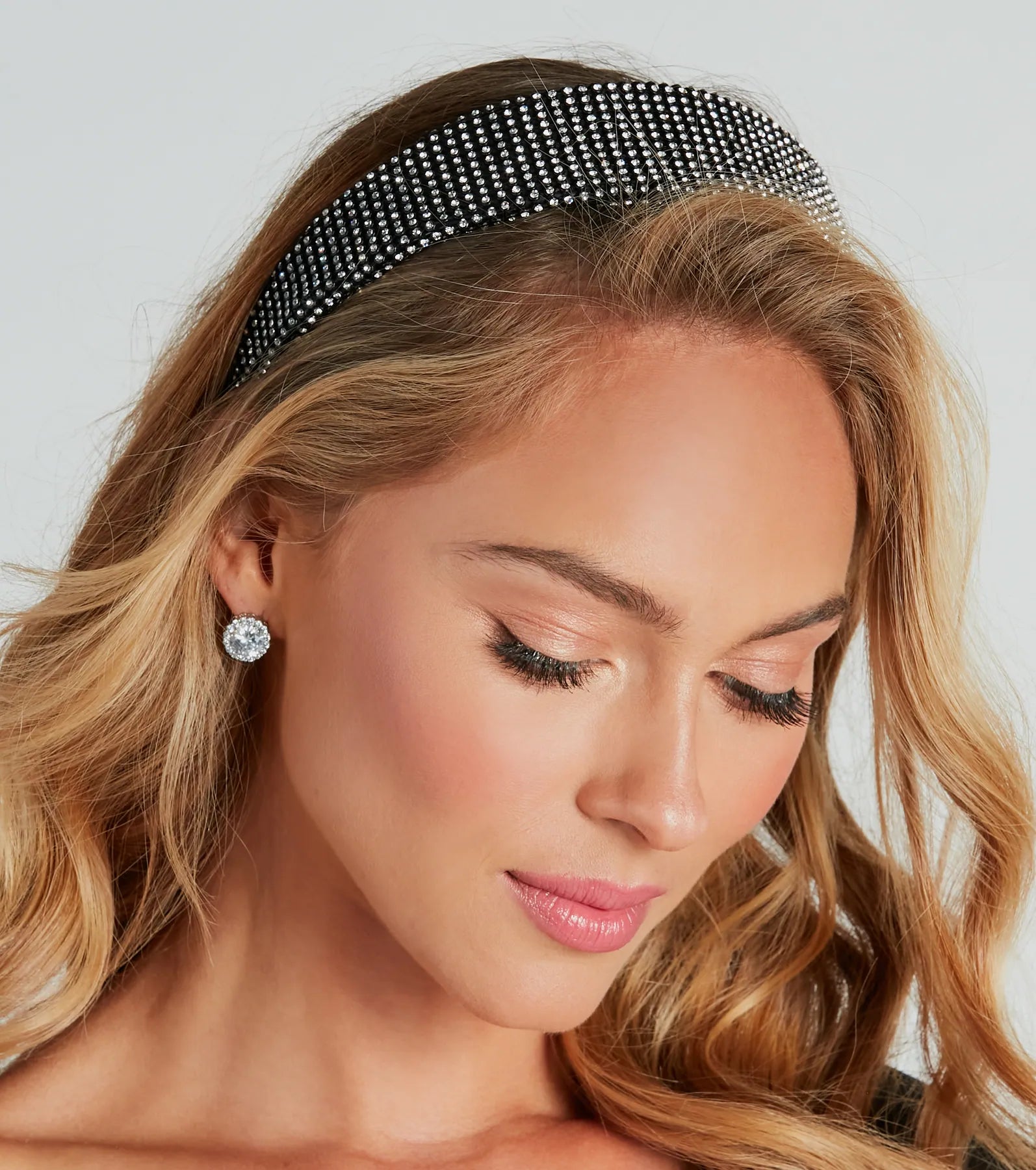 Premium Glam Rhinestone Headband - Sparkling Elegance