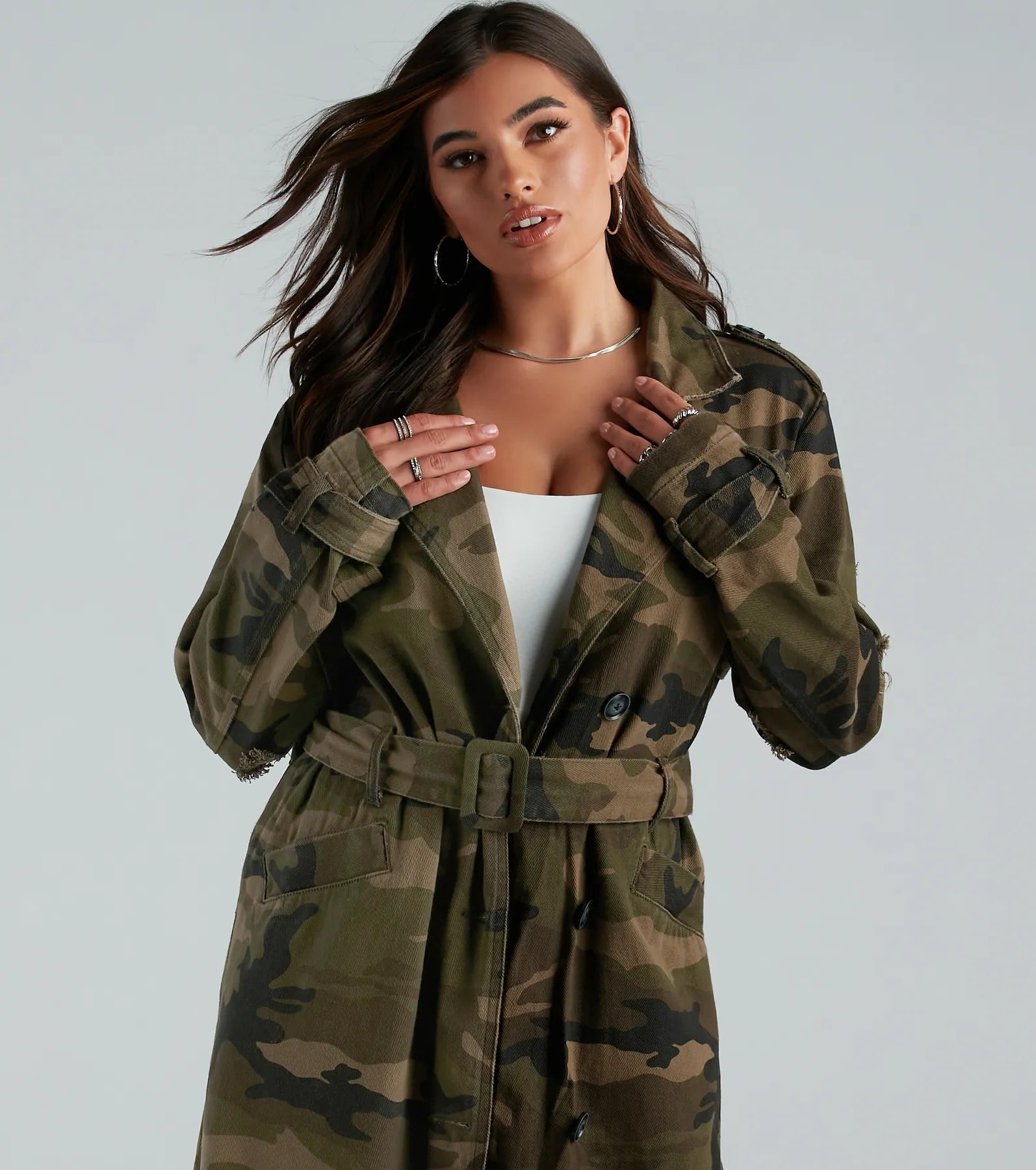 Ultimate Camouflage Trench Coat - Premium Style Upgrade