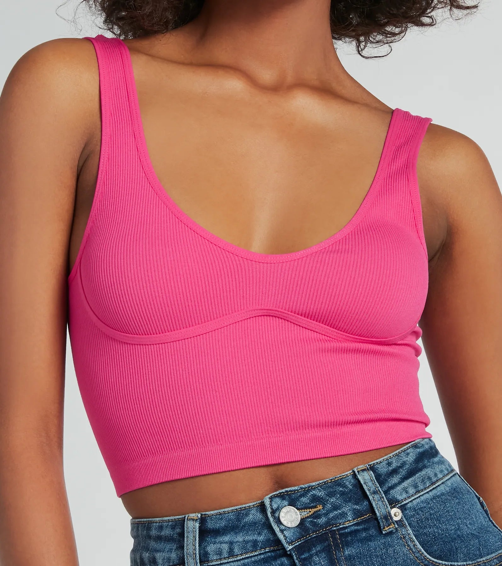 Ultimate Ribbed Knit Cropped Tank Top - Your New Wardrobe Essential