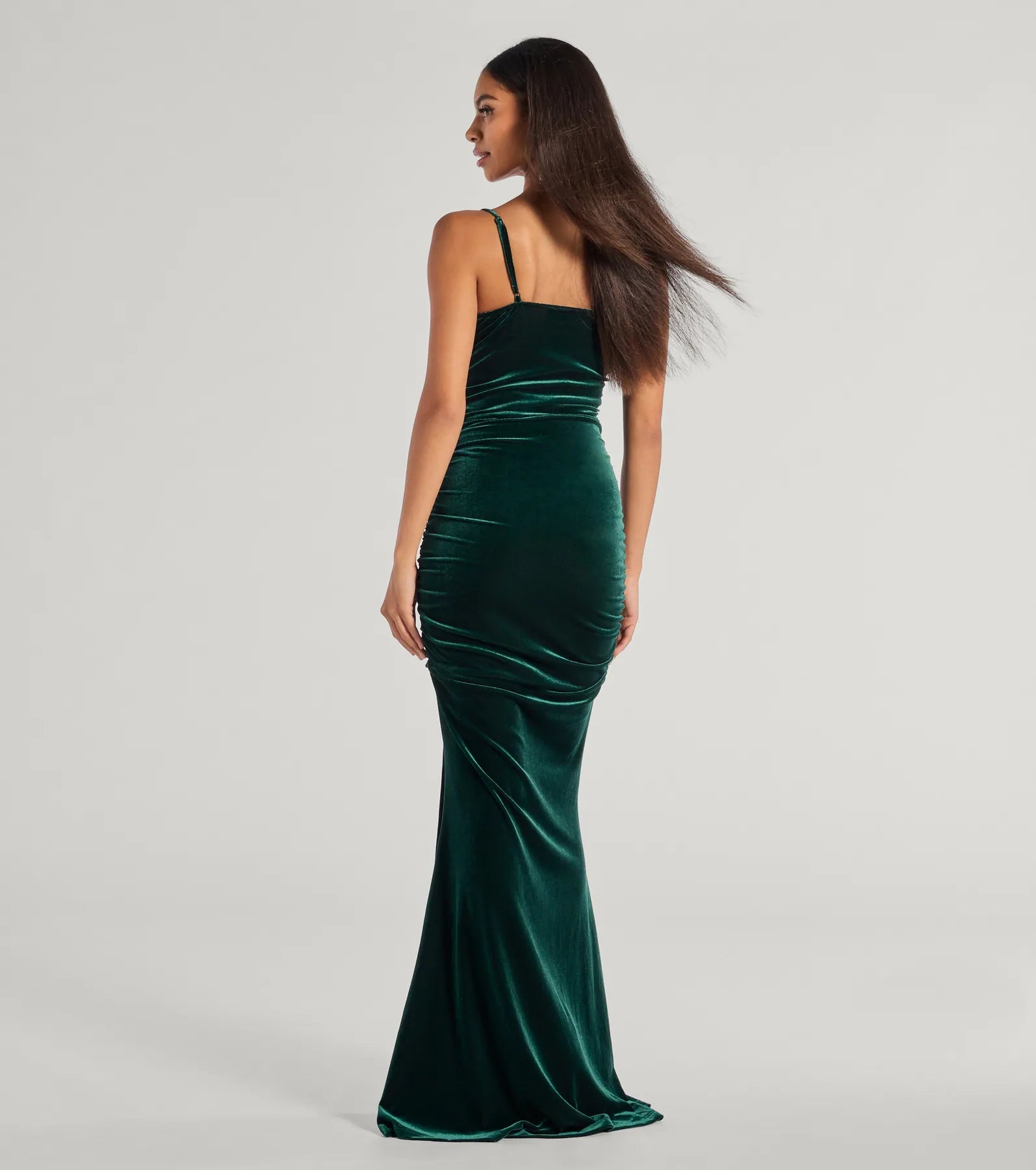 Premium Alondra Velvet Mermaid Dress - Ultimate Formal Elegance