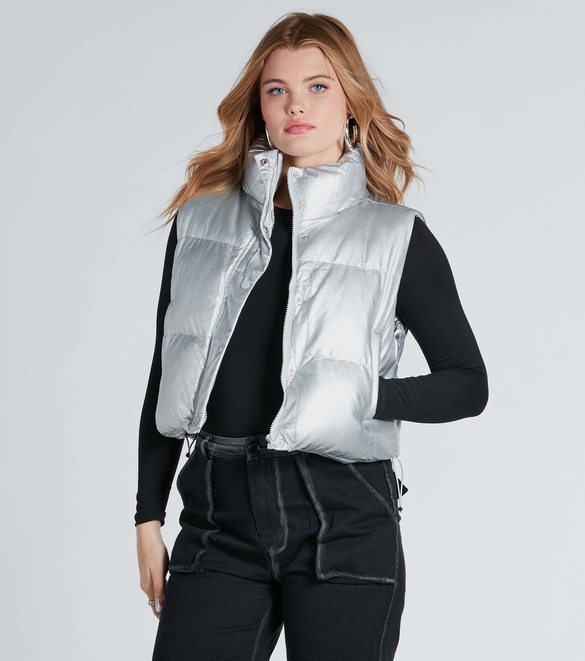 Premium Metallic Puffer Vest - Ultimate Style & Warmth