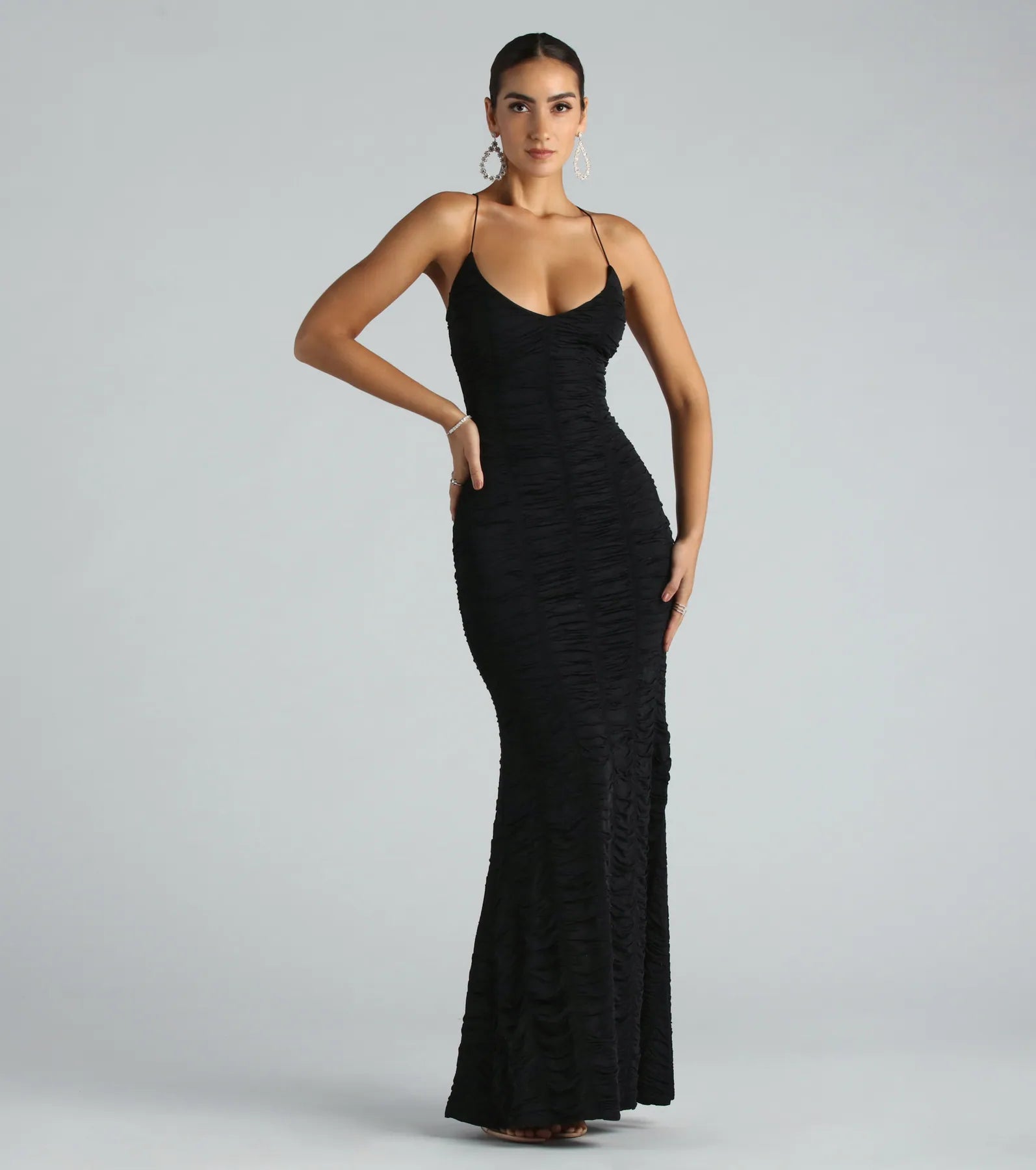 Ultimate Nala Elegant Ruched Mermaid Gown